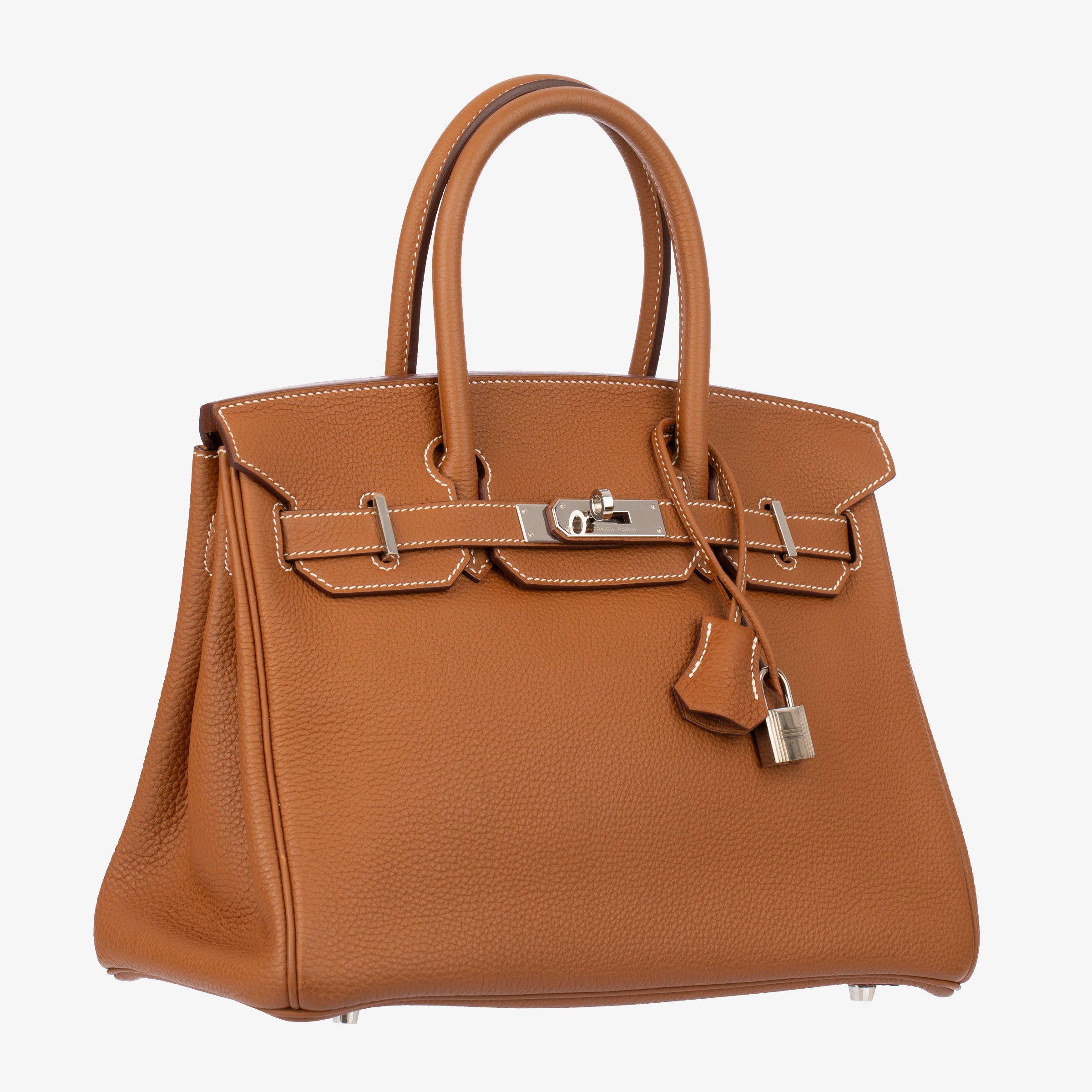Hermes Birkin 30cm Gold Togo Leather Palladium Hardware