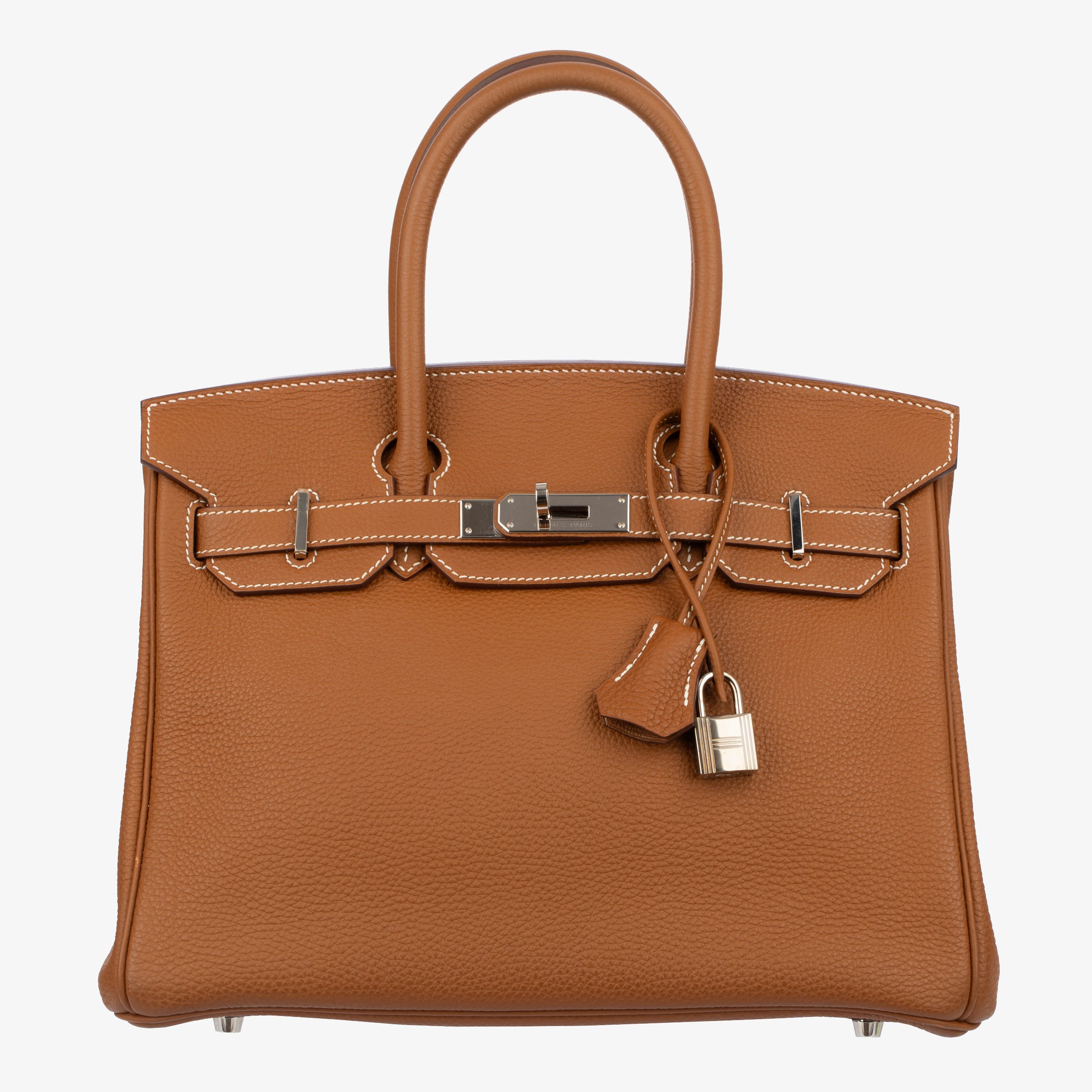 Hermes Birkin 30cm Gold Togo Leather Palladium Hardware