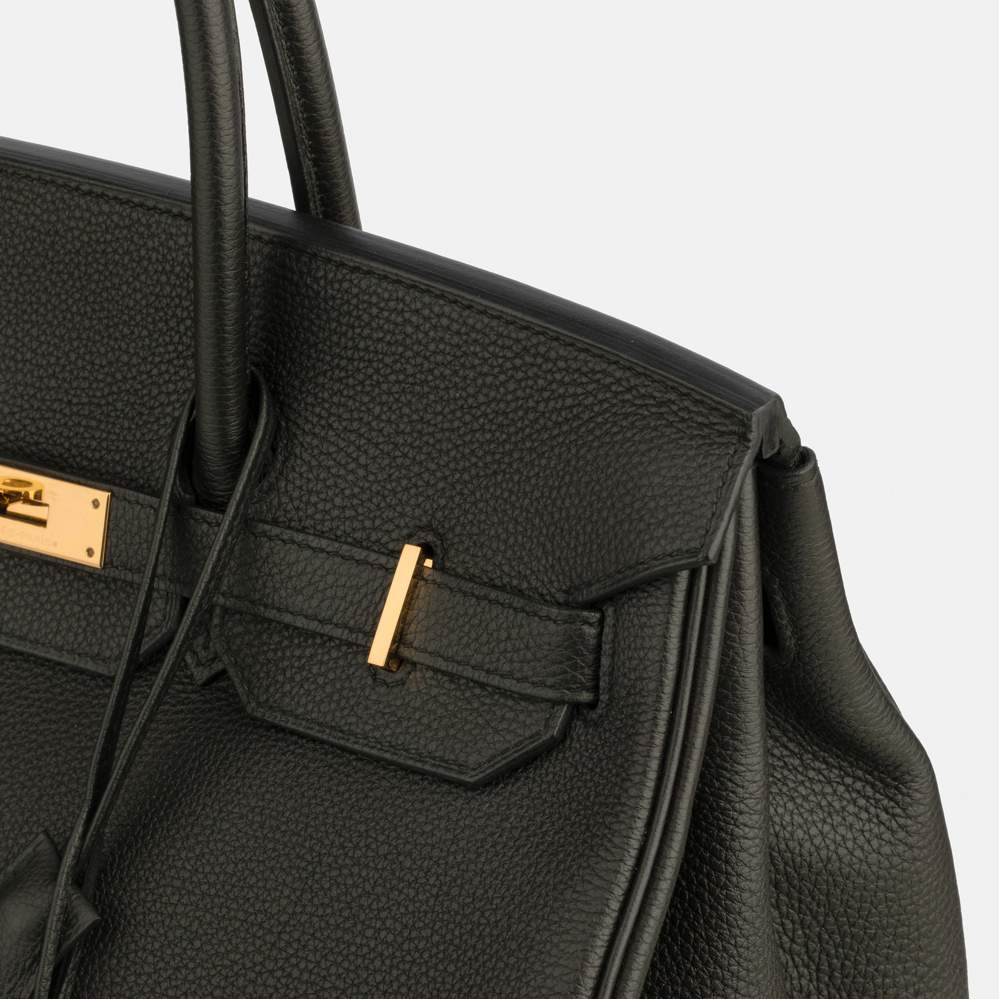 Hermes Birkin 35cm Black Togo Leather Gold Hardware