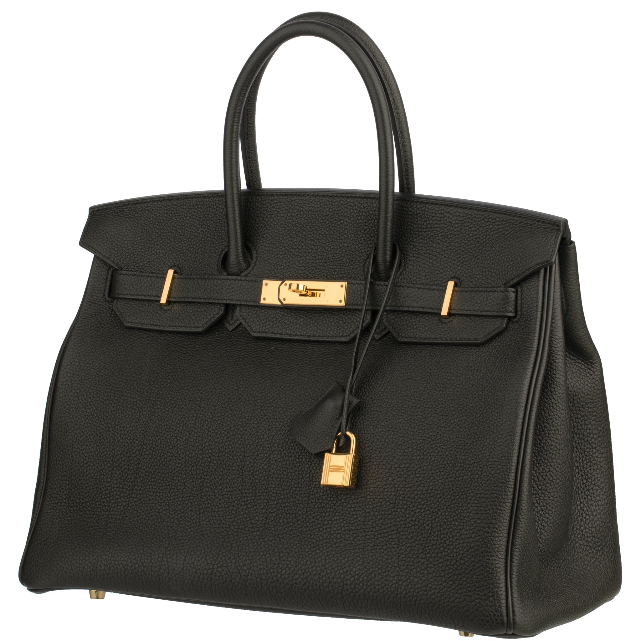 Hermes Birkin 35cm Black Togo Leather Gold Hardware