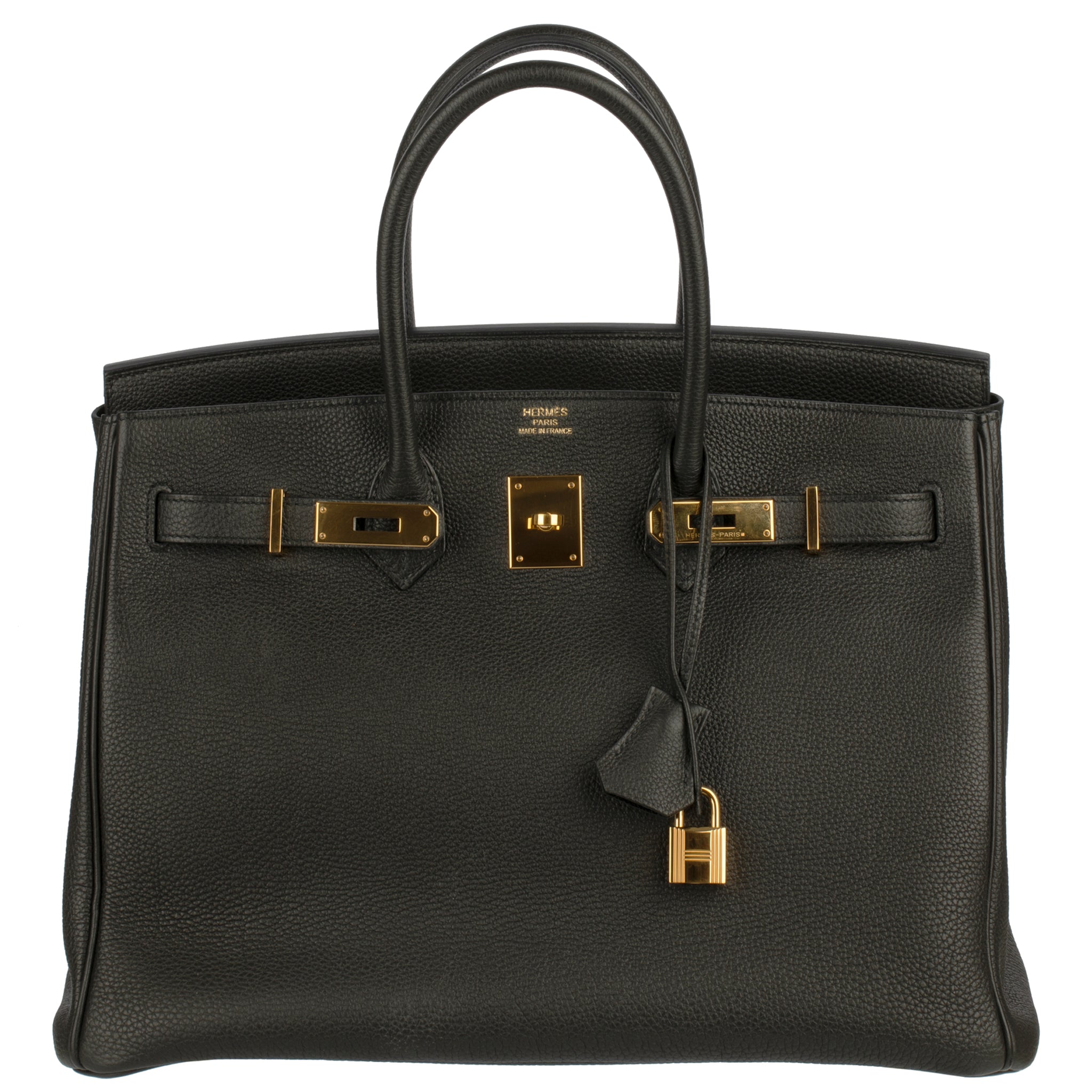 Hermes Birkin 35cm Black Togo Leather Gold Hardware