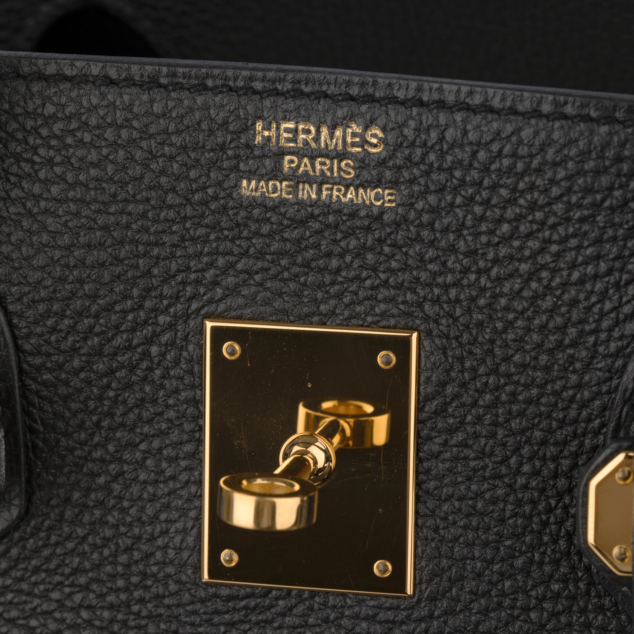 Hermes Birkin 35cm Black Togo Leather Gold Hardware