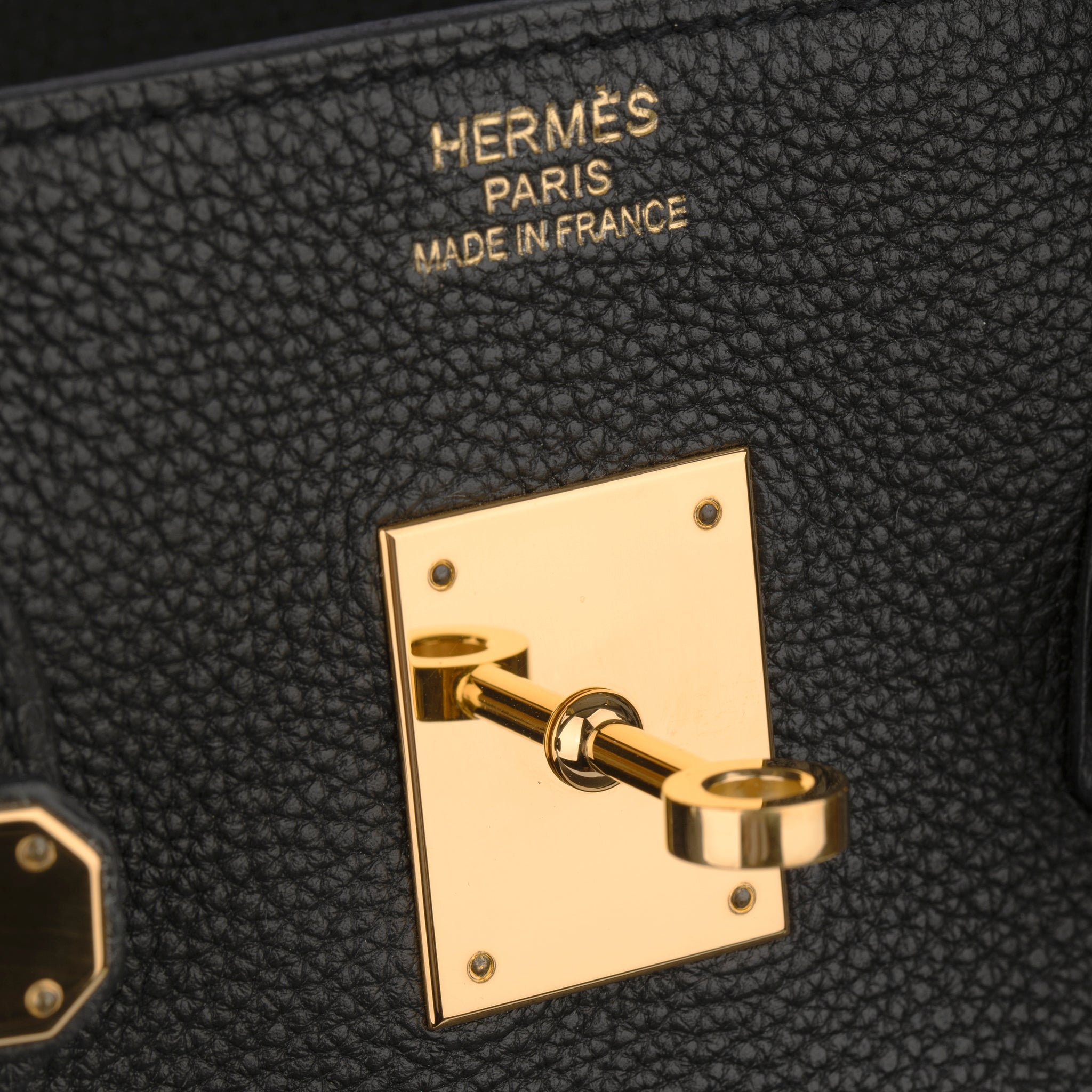 Hermes Birkin 35cm Black Togo Leather Gold Hardware