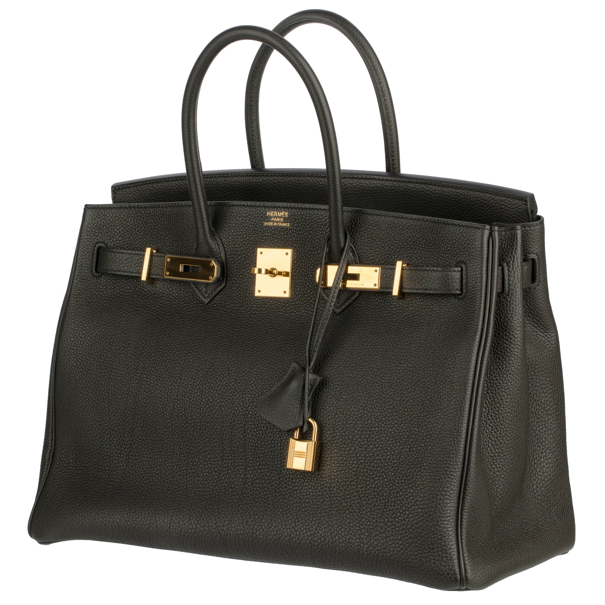 Hermes Birkin 35cm Black Togo Leather Gold Hardware