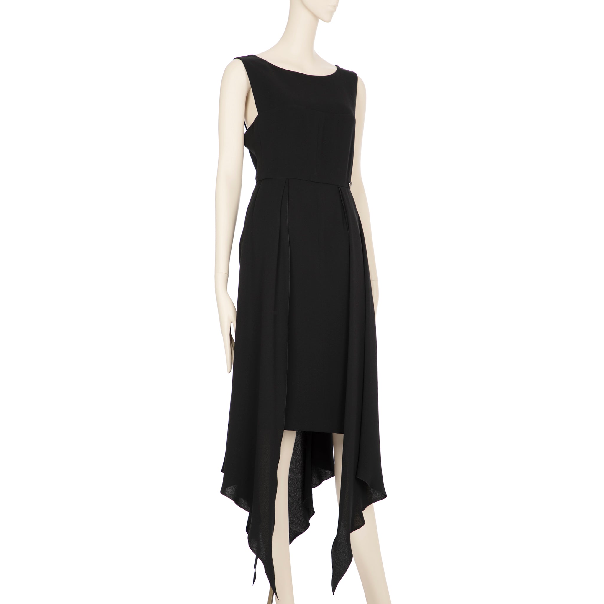 Chanel Black Slip Dress 40 FR