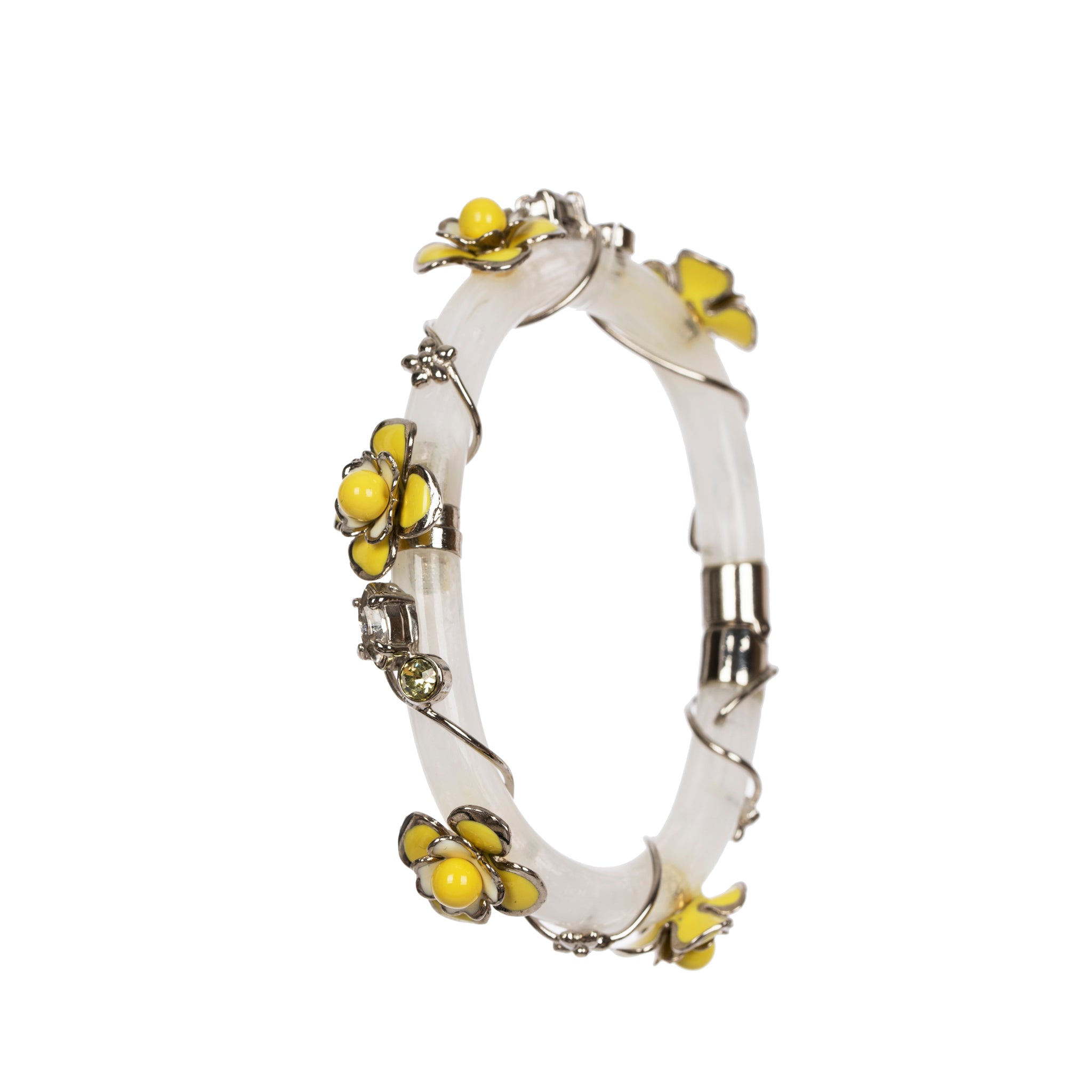 Prada Yellow Flower Design Bracelet