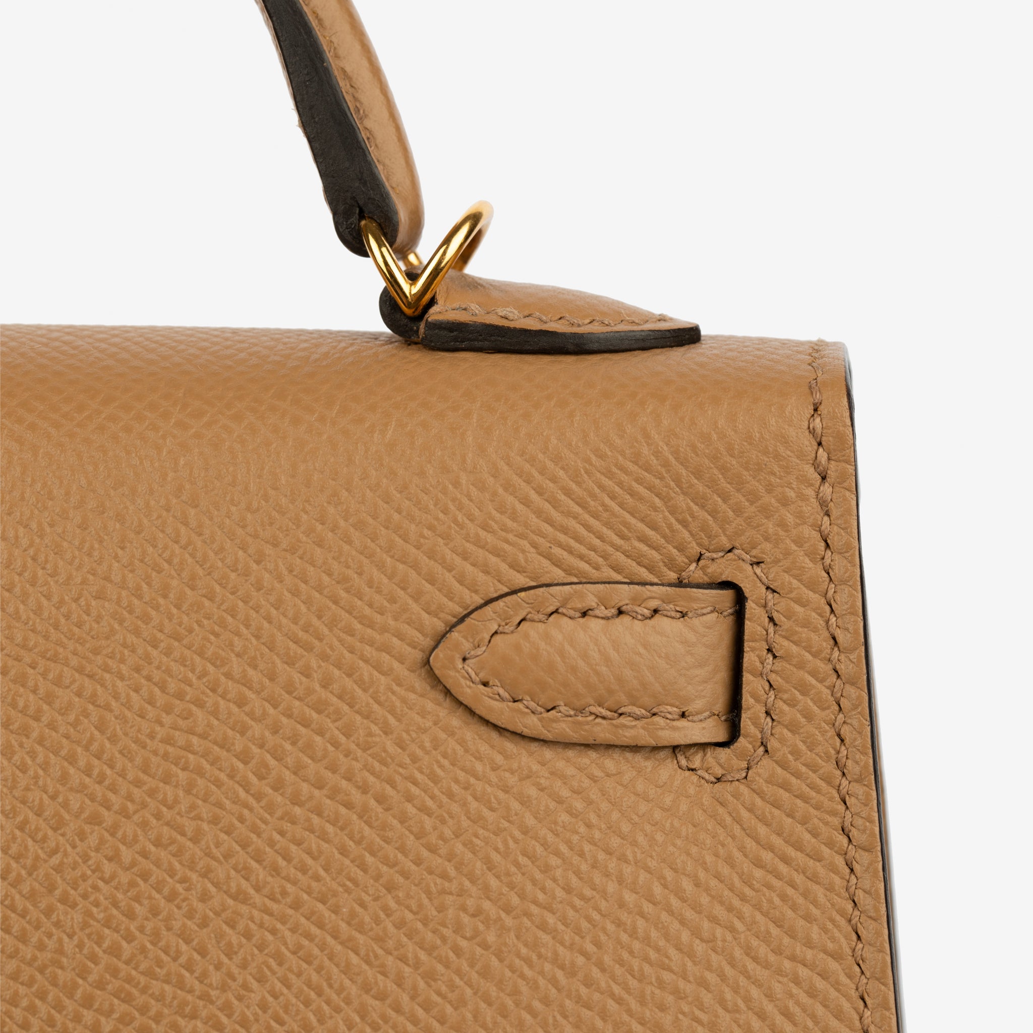 Hermes Mini Kelly II Chai Epsom Leather Gold Hardware