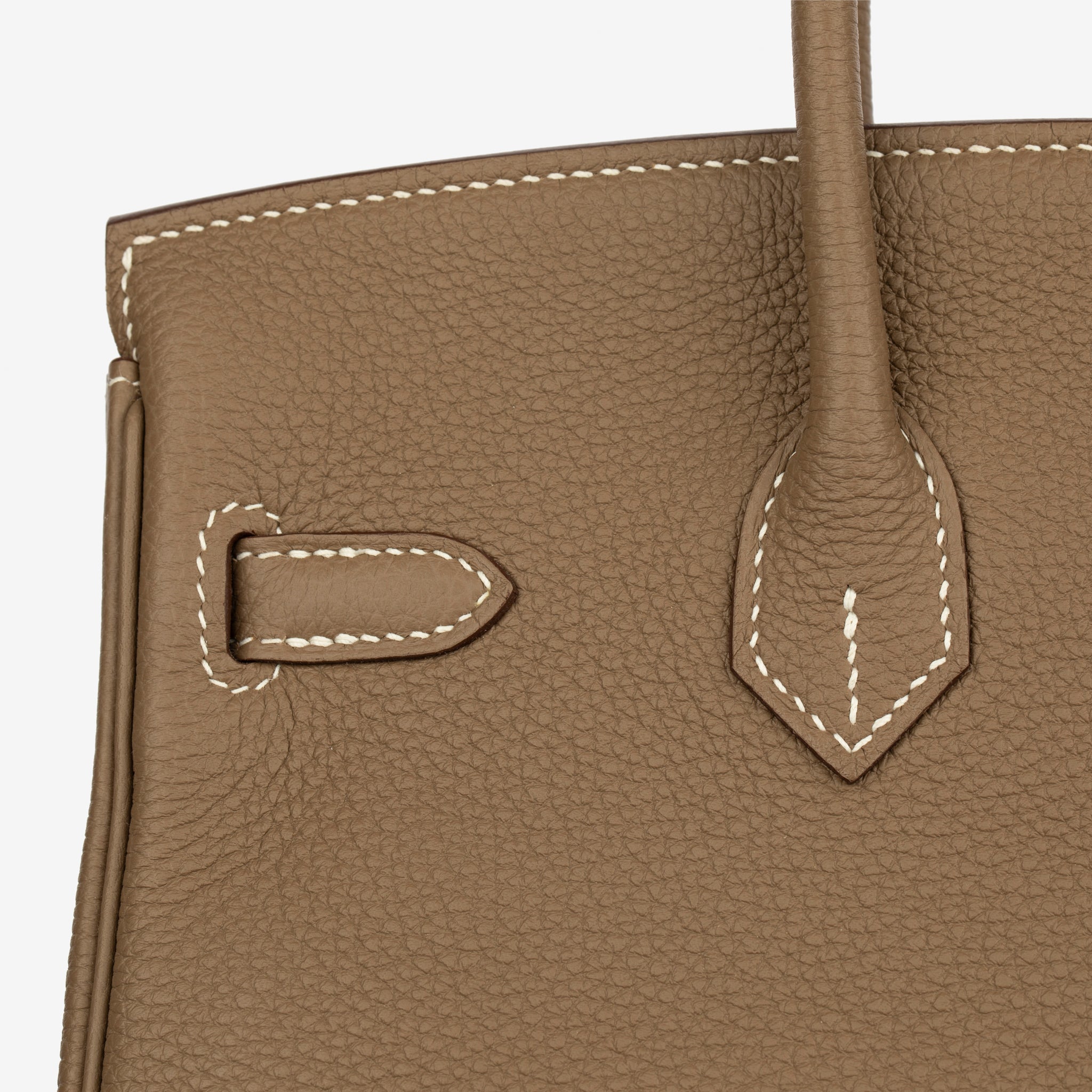 Hermes Birkin 25cm Etoupe Togo Leather Gold Hardware
