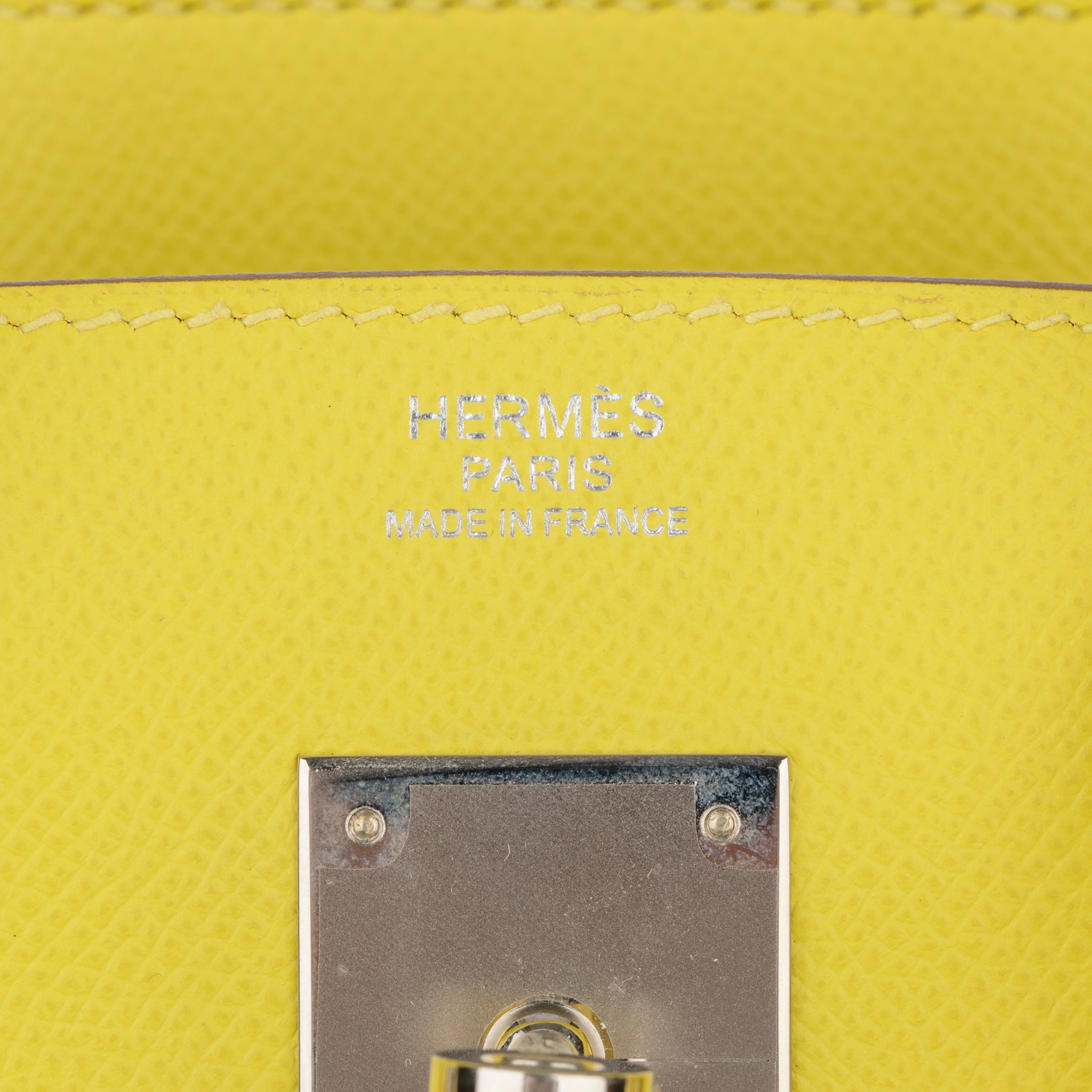 Hermes Birkin 30cm Lime Epsom Leather Palladium Hardware