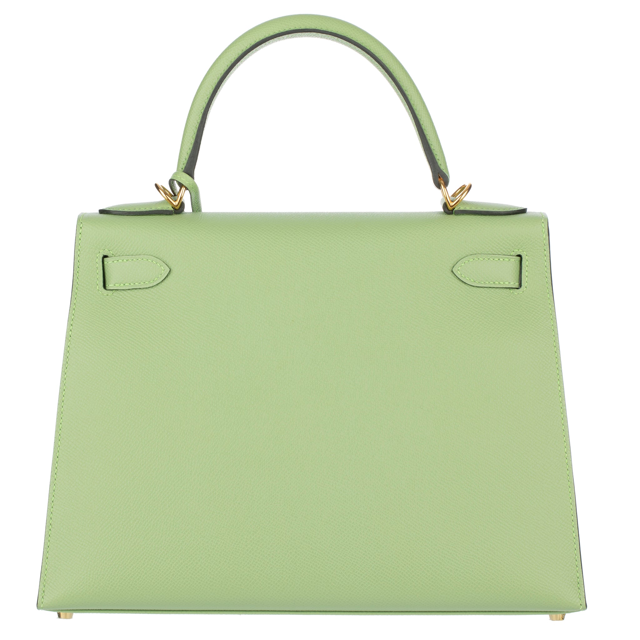 Hermes Kelly 28cm Vert Criquet Epsom Leather Gold Hardware