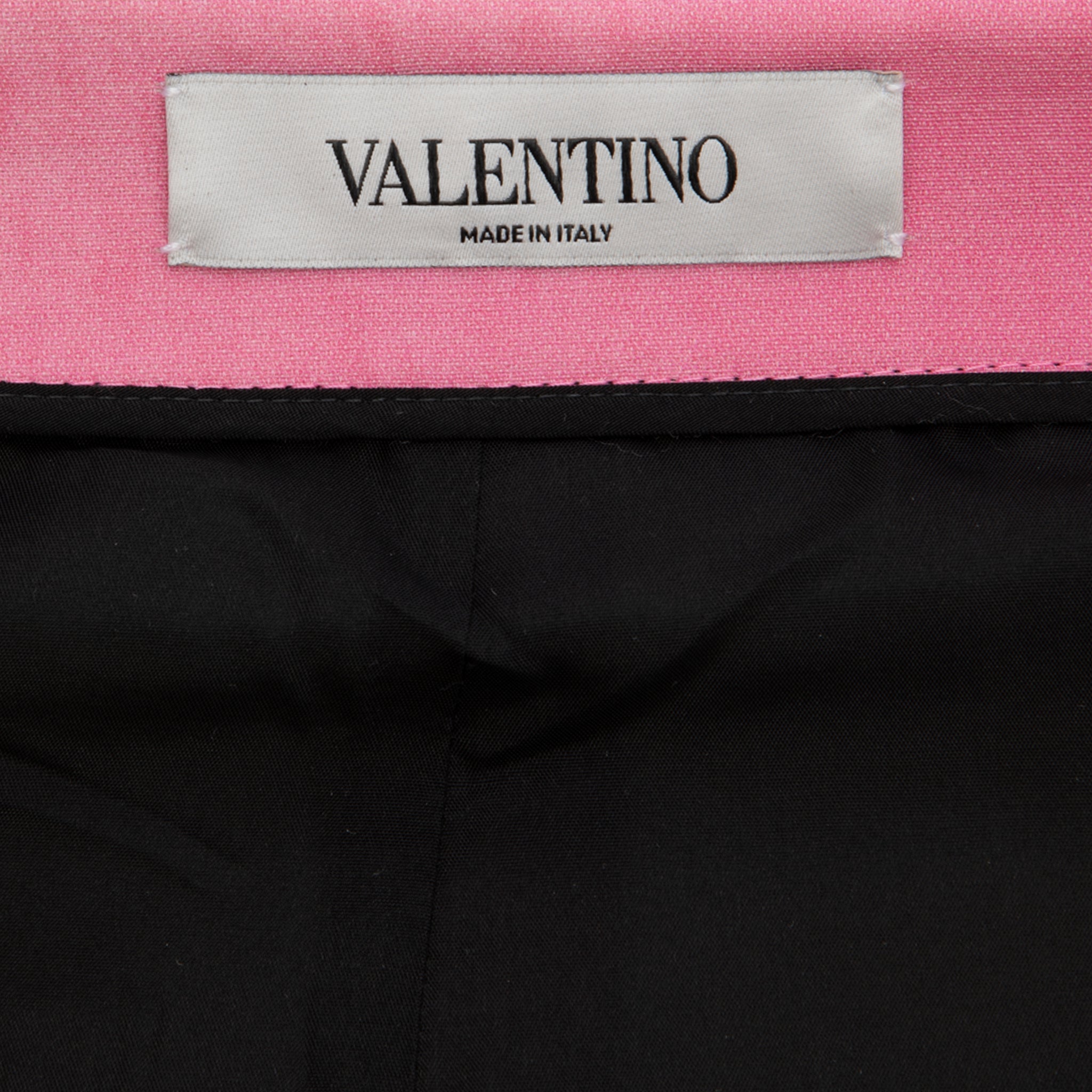 Valentino Pink Zebra Print Shorts 40 IT