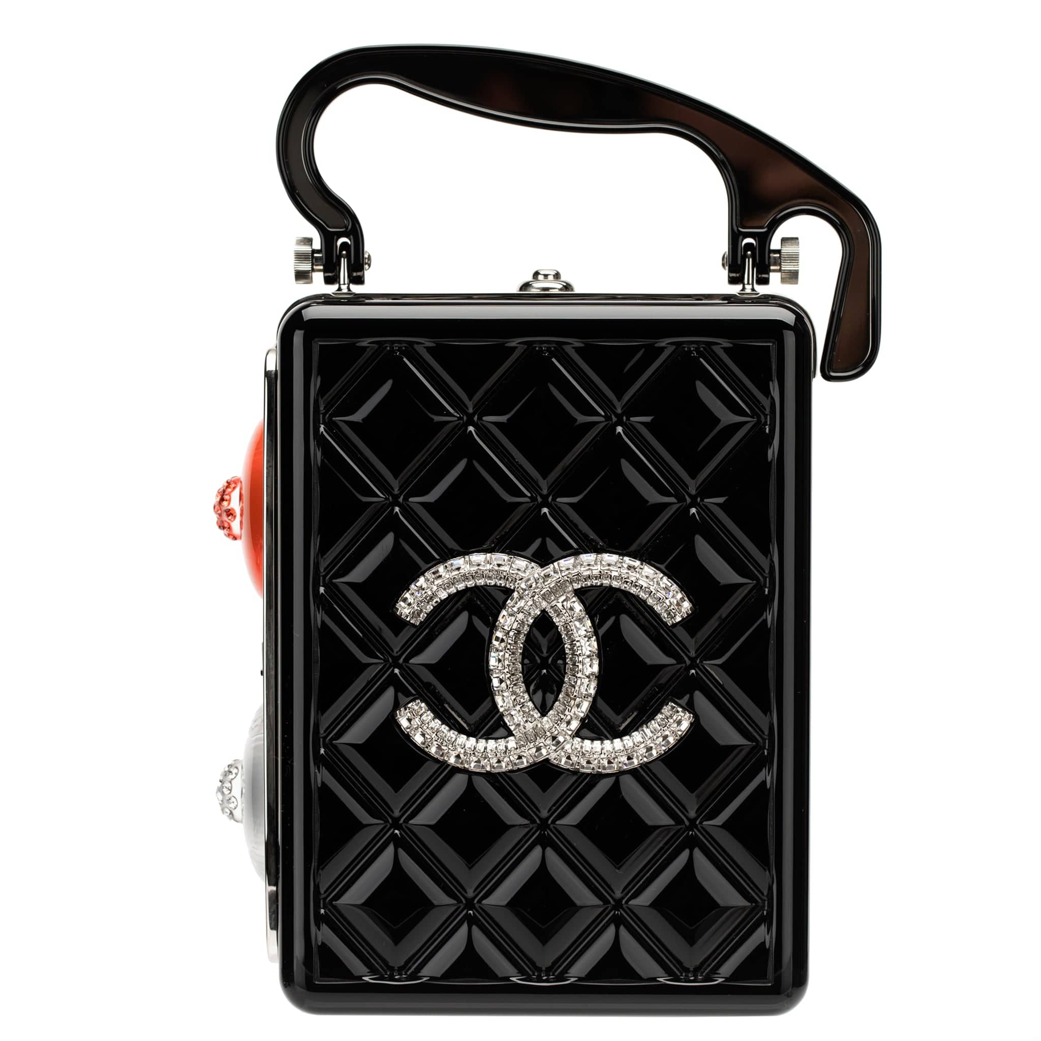 CHANEL MINAUDIÈRE LIMITED EDITION PLEXIGLASS TRAFFIC SILVER-TONE HARDWARE - On Repeat