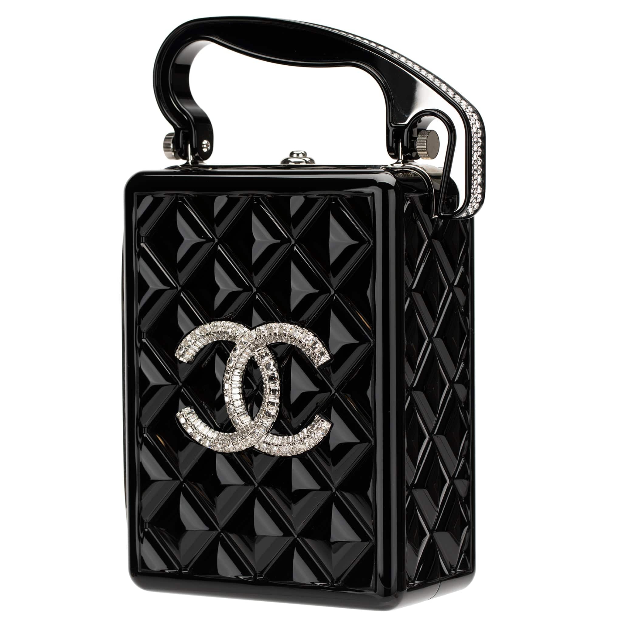 CHANEL MINAUDIÈRE LIMITED EDITION PLEXIGLASS TRAFFIC SILVER-TONE HARDWARE - On Repeat