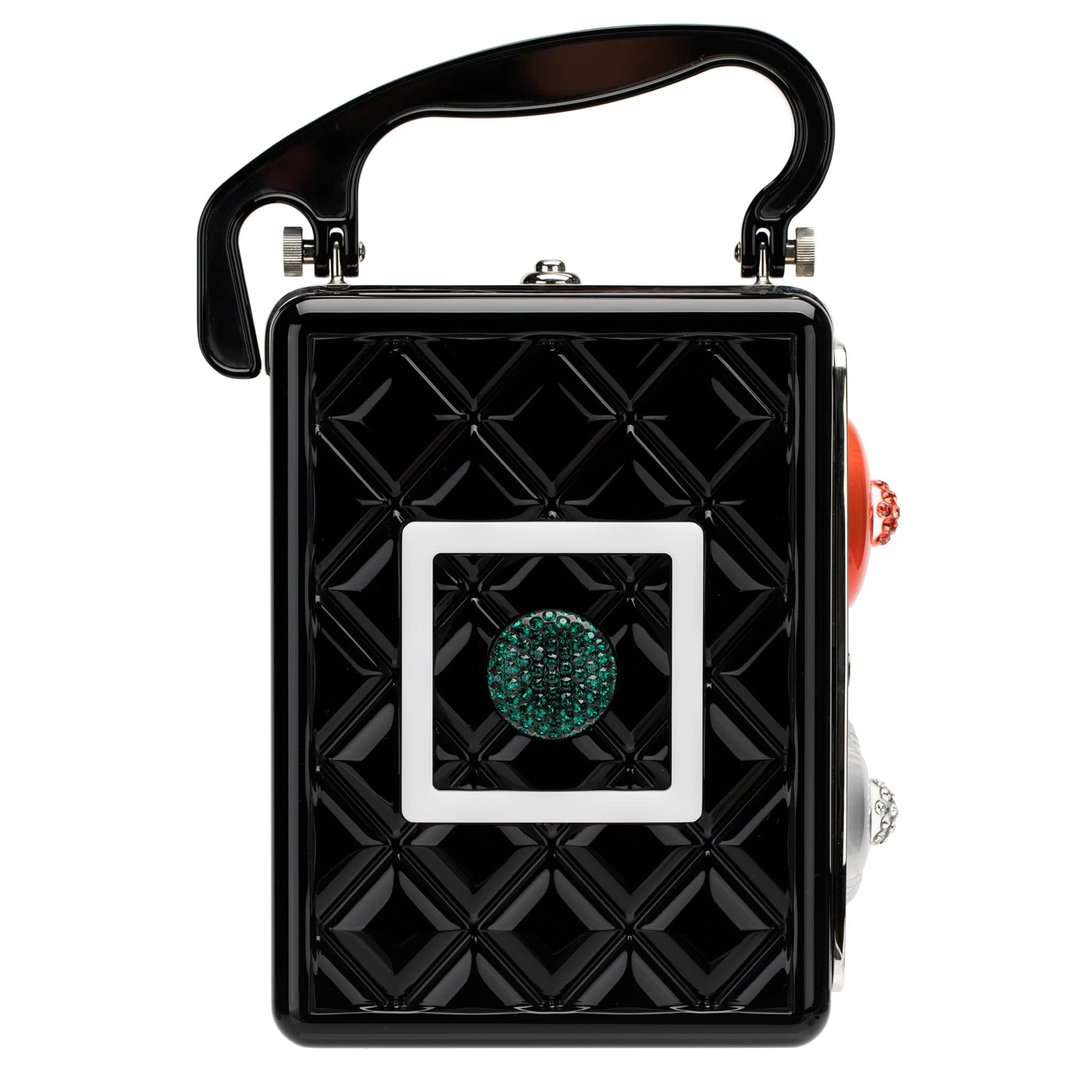 CHANEL MINAUDIÈRE LIMITED EDITION PLEXIGLASS TRAFFIC SILVER-TONE HARDWARE - On Repeat