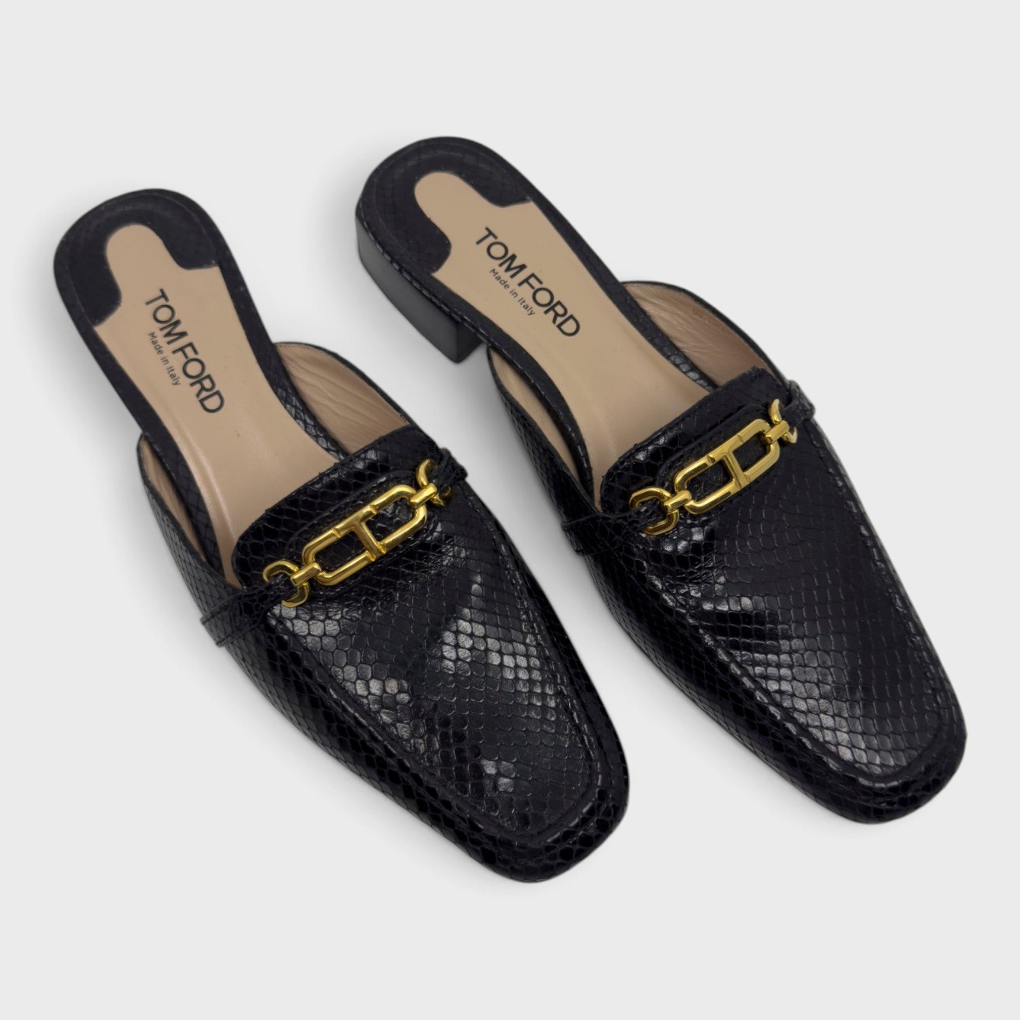 Tom Ford Whitney Mules | Size 38