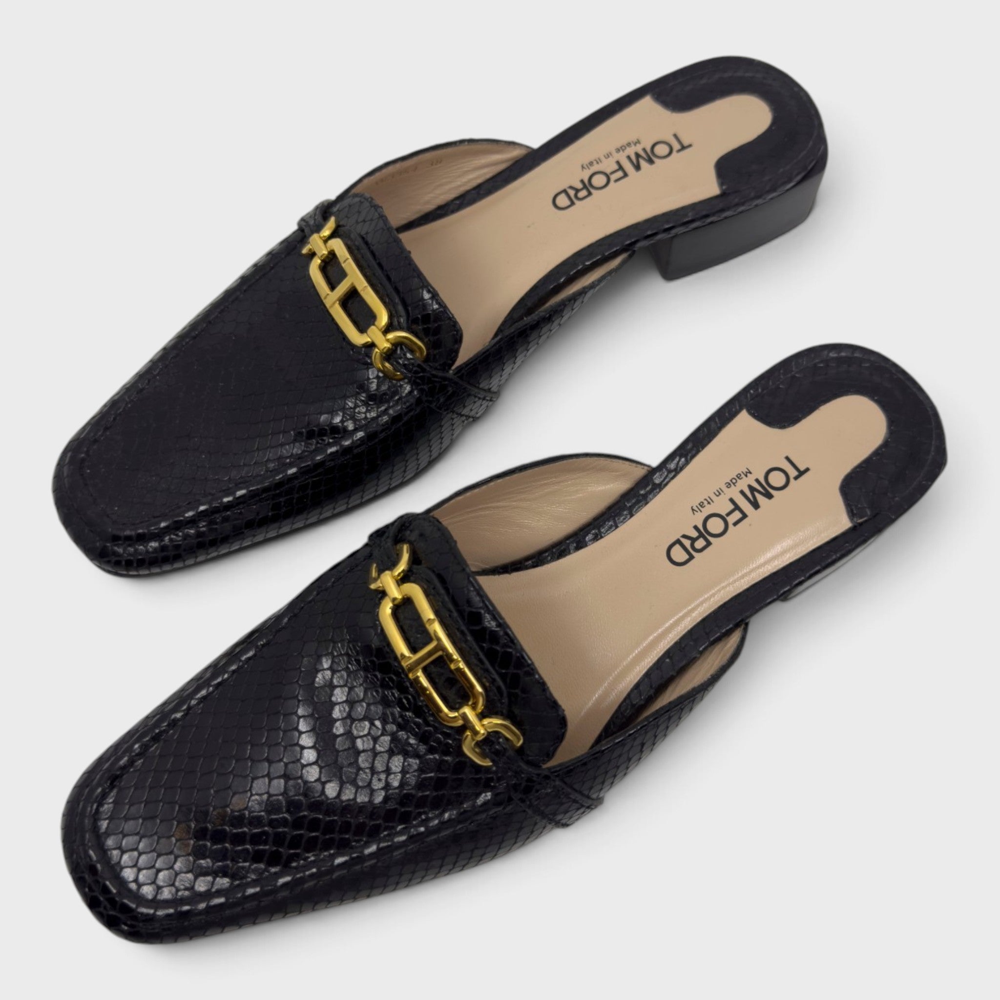 Tom Ford Whitney Mules | Size 38