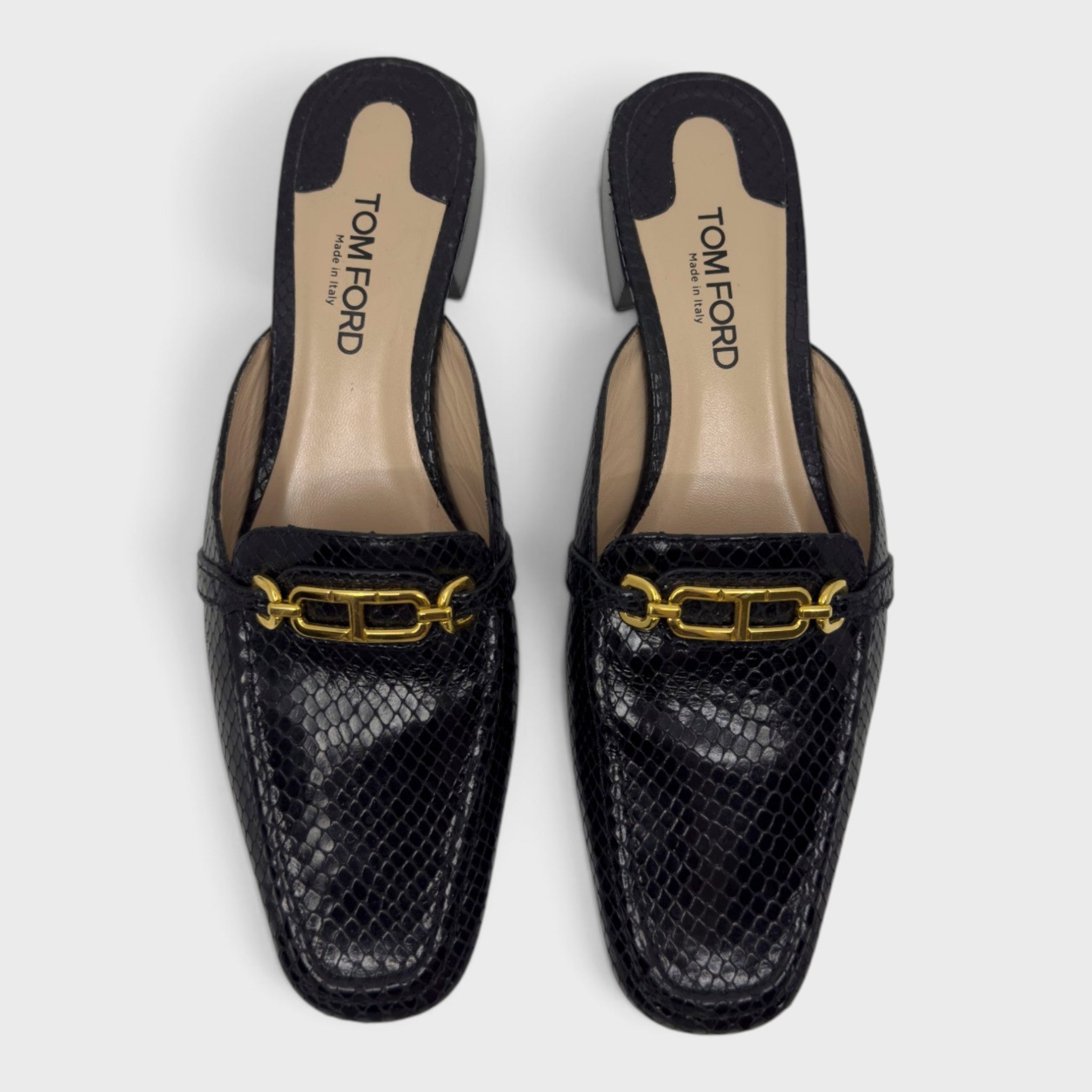 Tom Ford Whitney Mules | Size 38