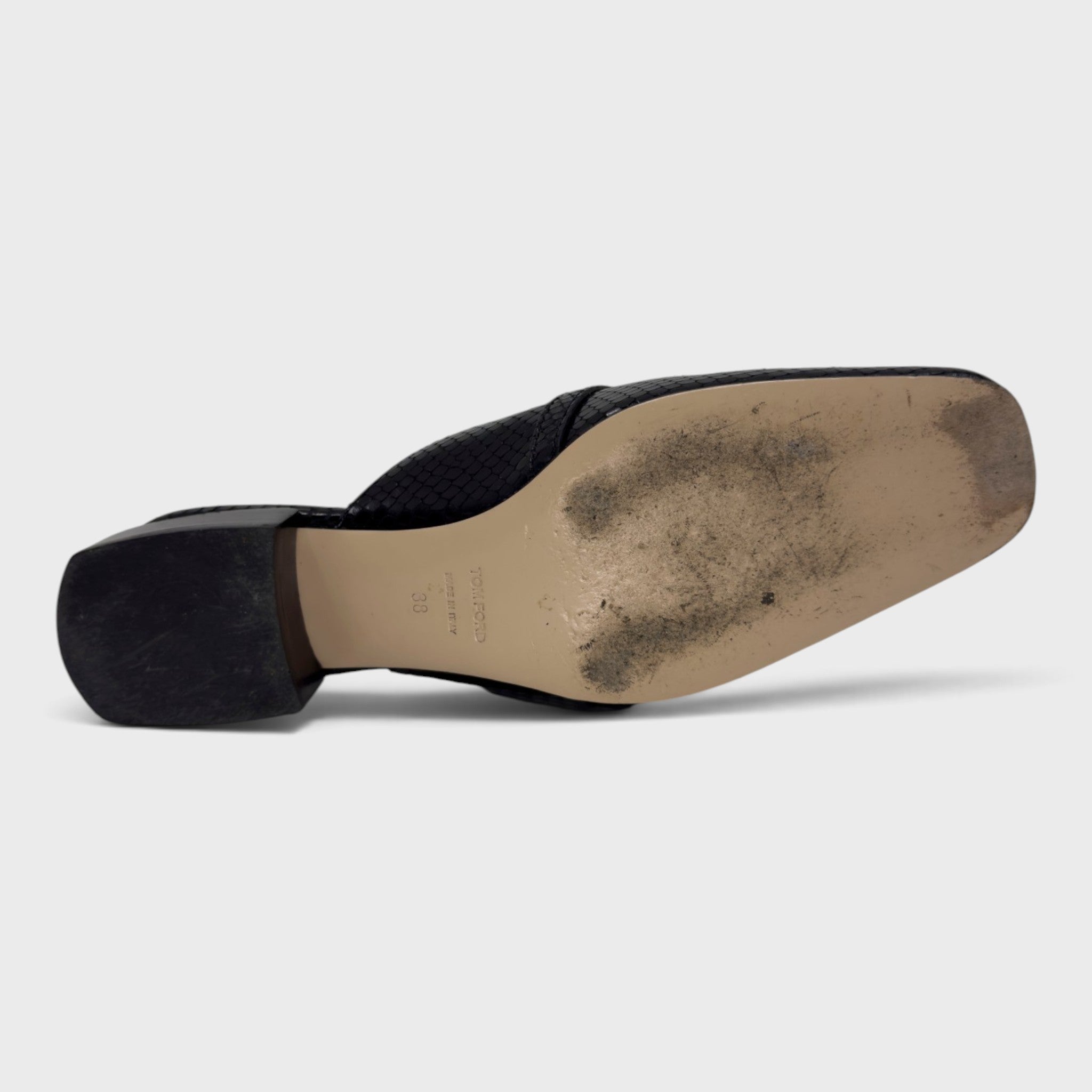 Tom Ford Whitney Mules | Size 38