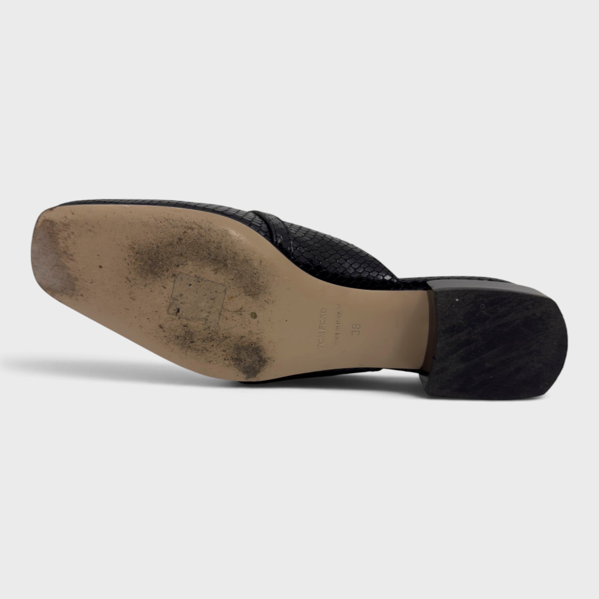 Tom Ford Whitney Mules | Size 38