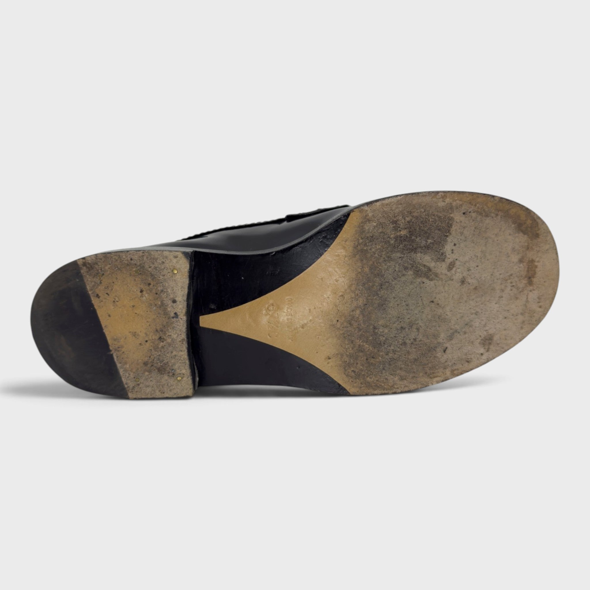 Chanel Patent Leather Loafer | Size 37.5