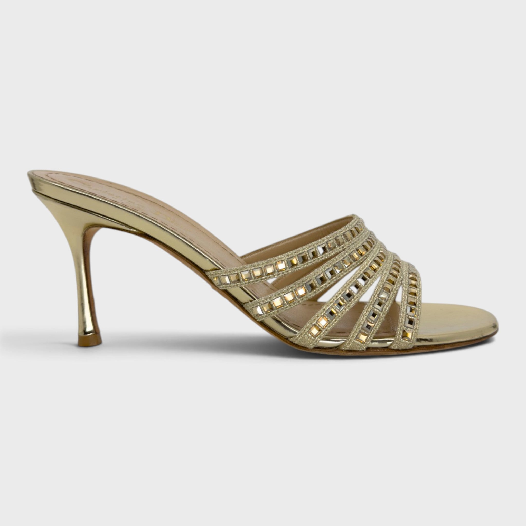 Christian Dior Gem Heels | Size 37.5
