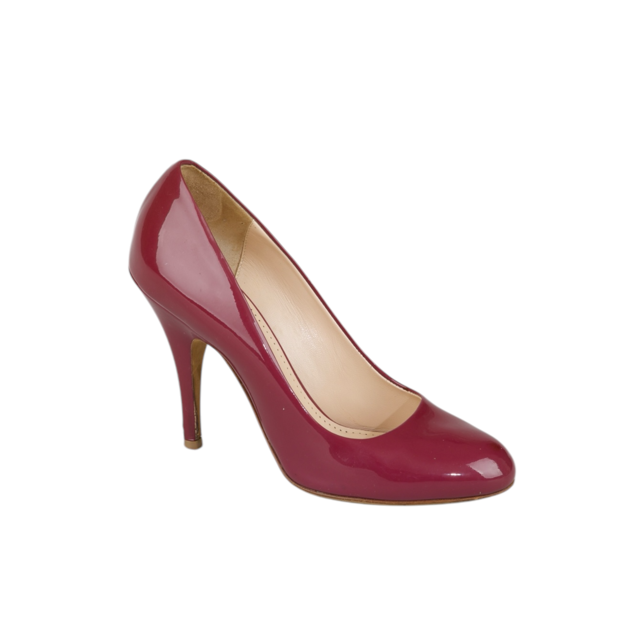 Bally Burgundy Patent Leather Heels 36 EU