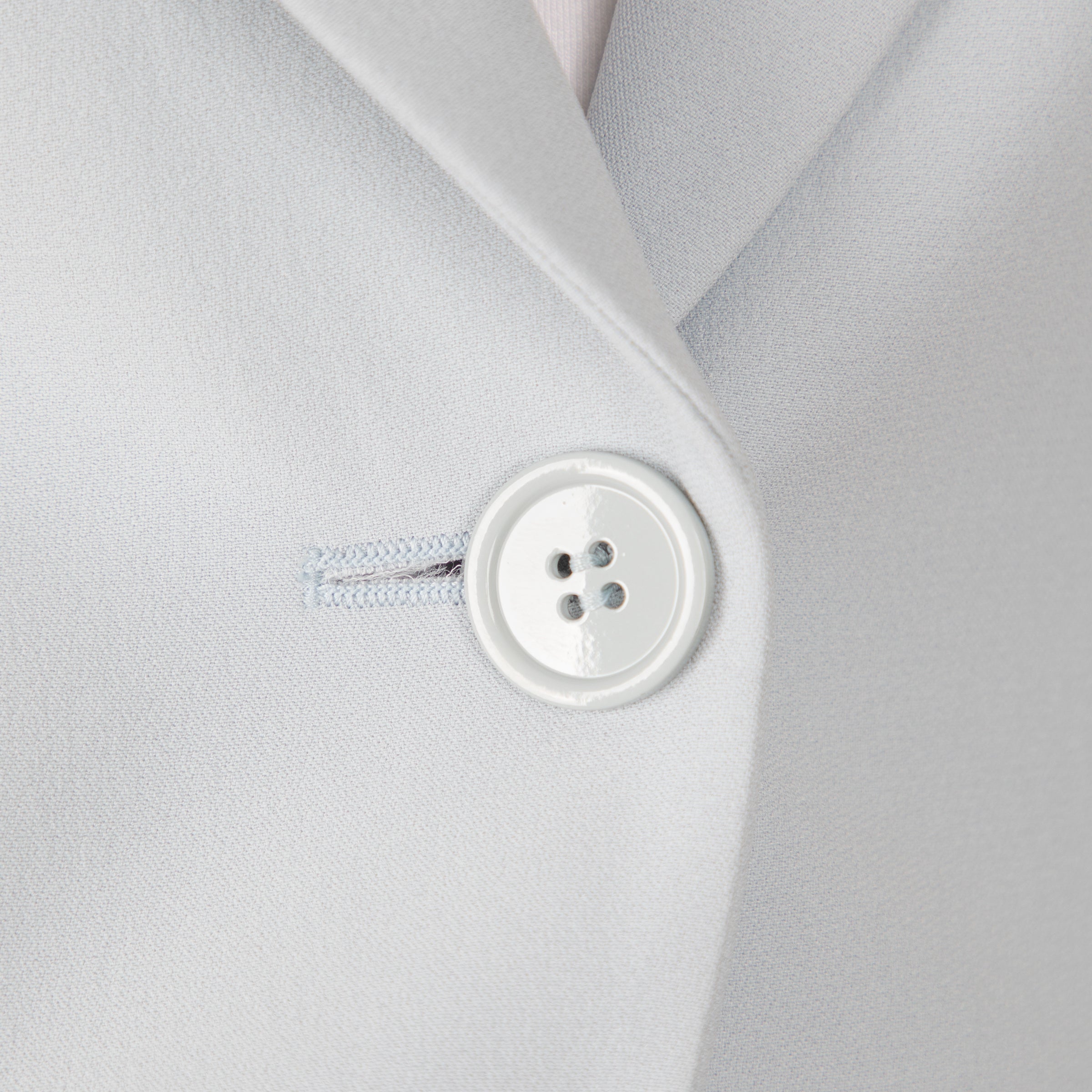 Alexander McQueen Pale Blue Single-Button Blazer | Size 40