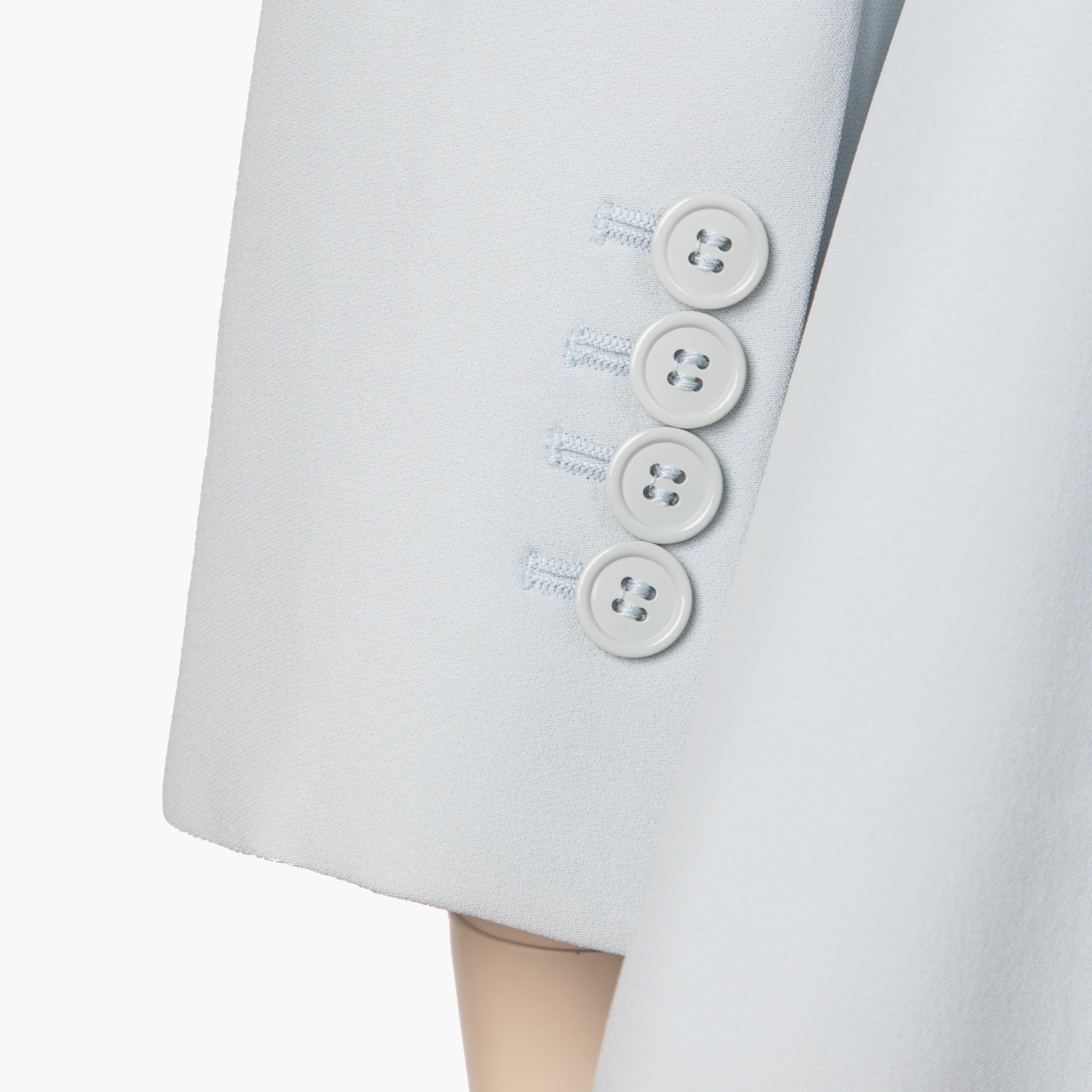 Alexander McQueen Pale Blue Single-Button Blazer | Size 40