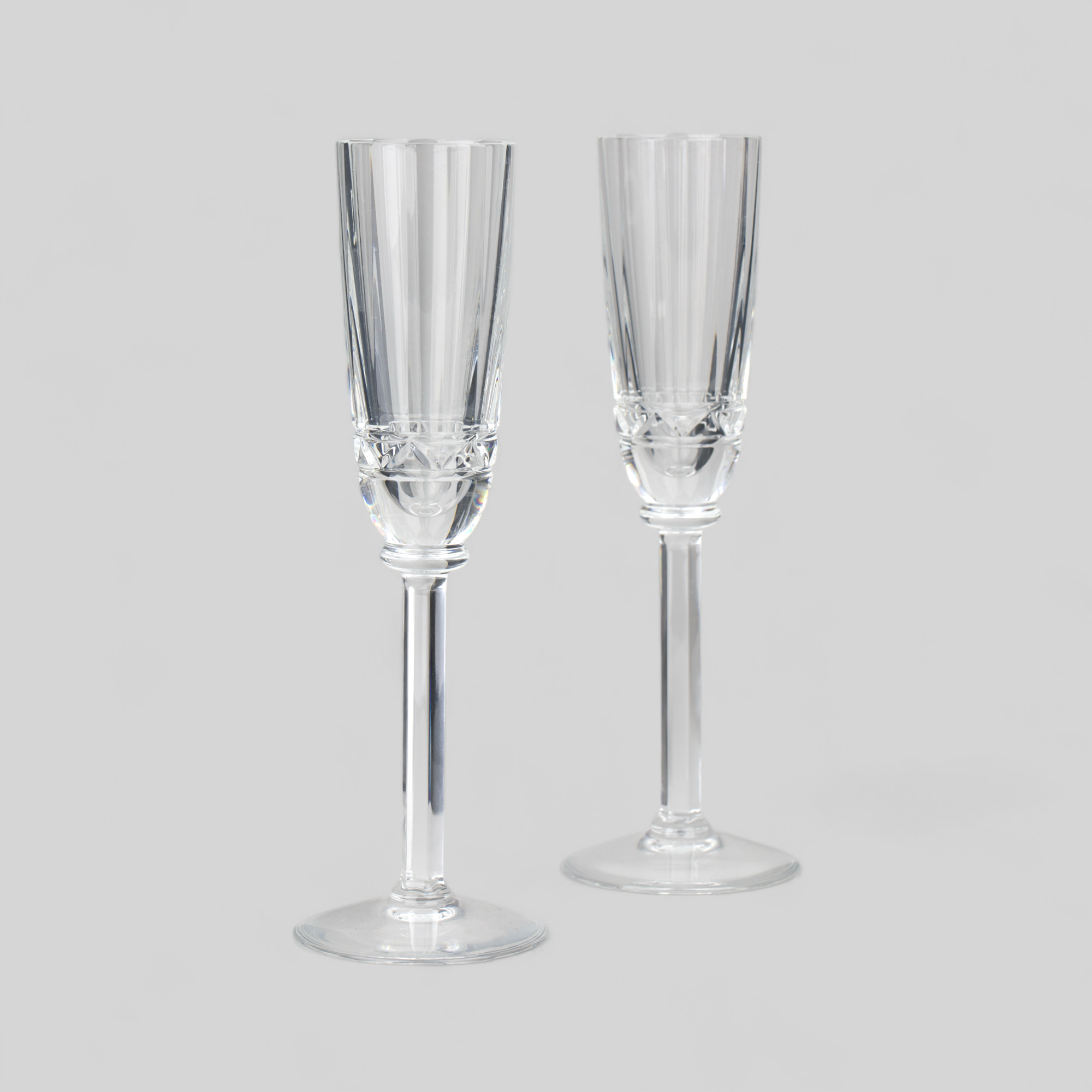 Hermes Iskender Crystal Champagne Flute