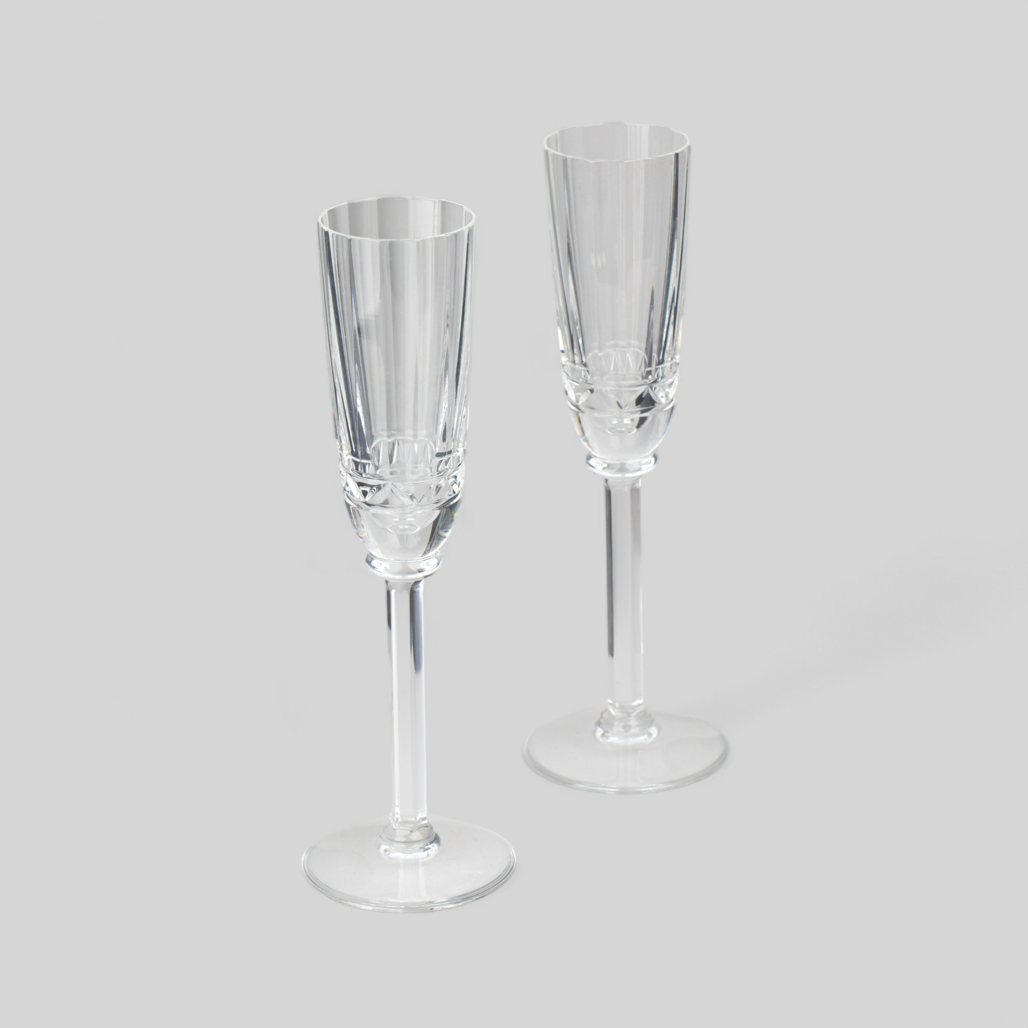 Hermes Iskender Crystal Champagne Flute