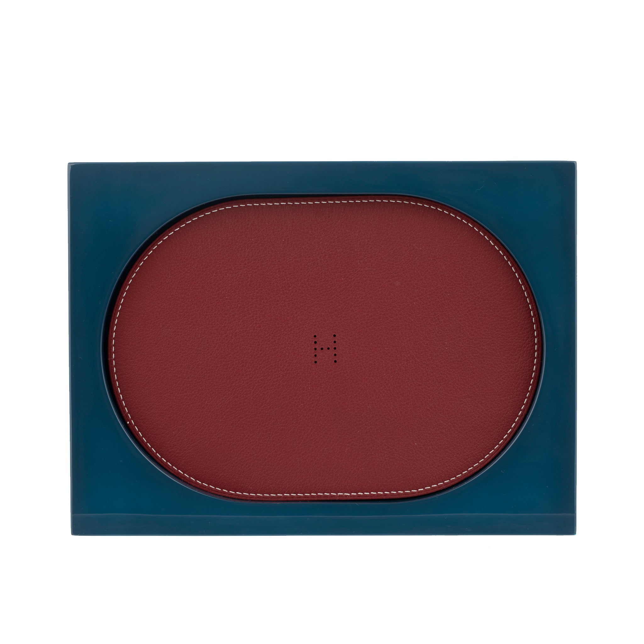 Hermes Manege Rectangular Change Tray Blue | Small Model