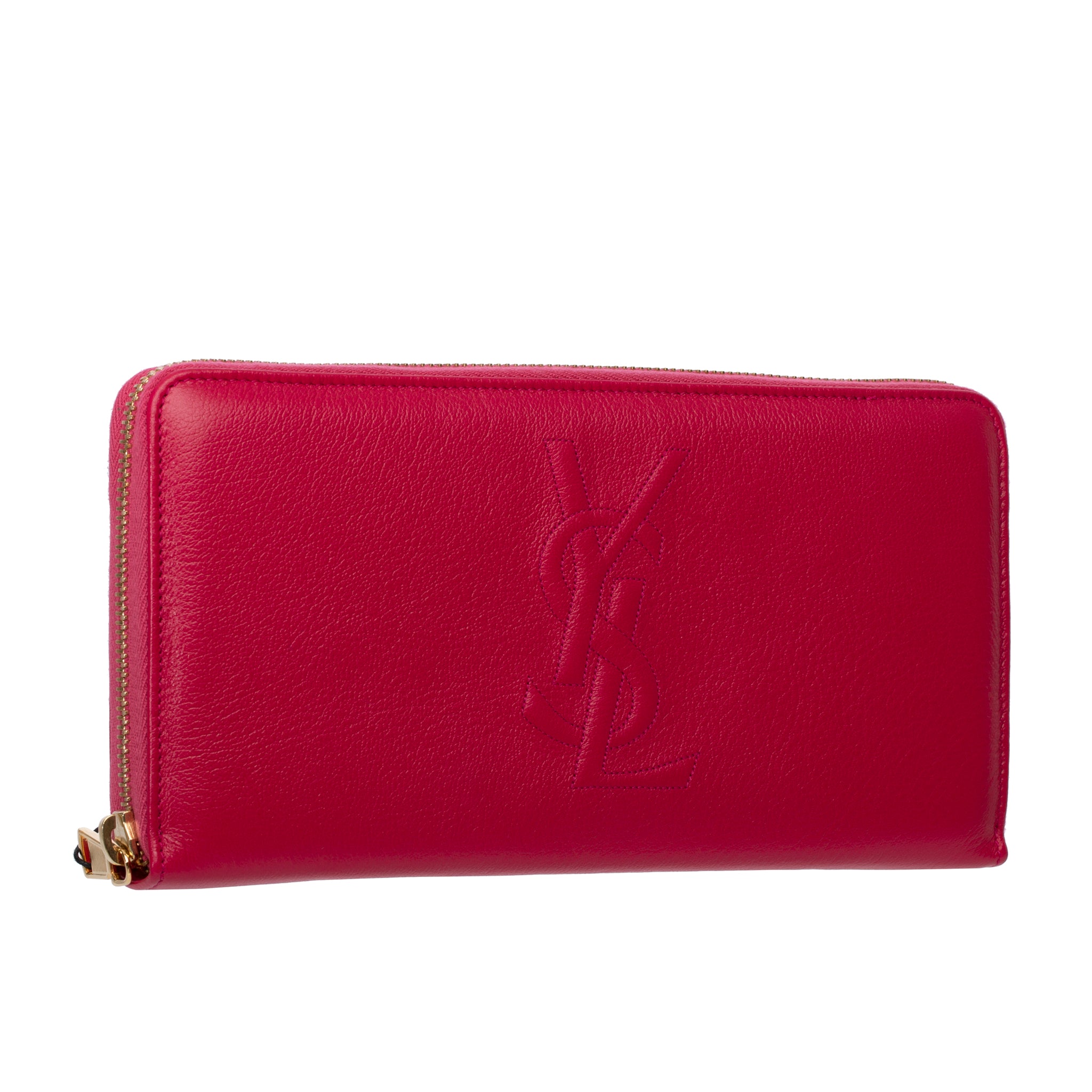 Yves Saint Laurent Pink Leather Wallet