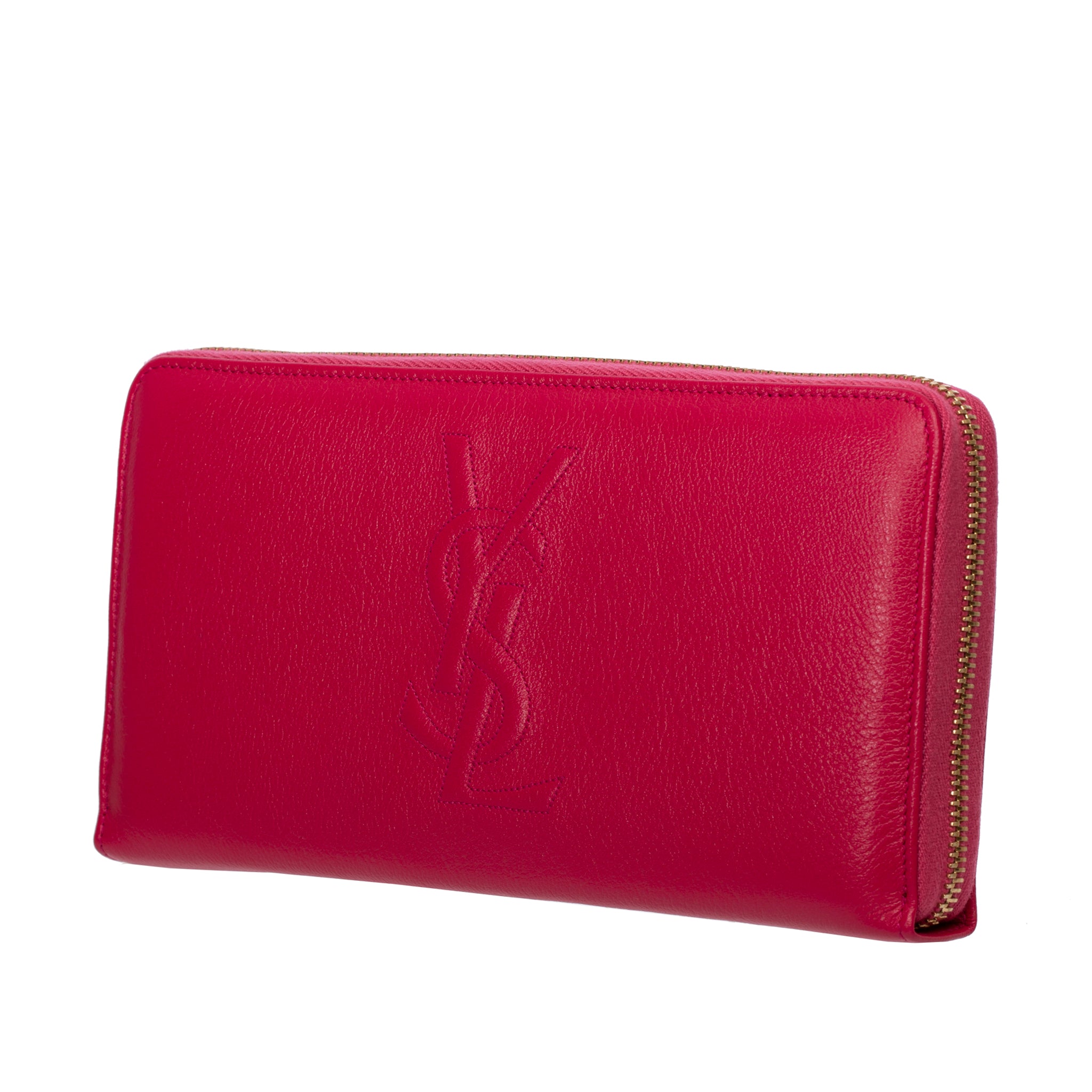 Yves Saint Laurent Pink Leather Wallet