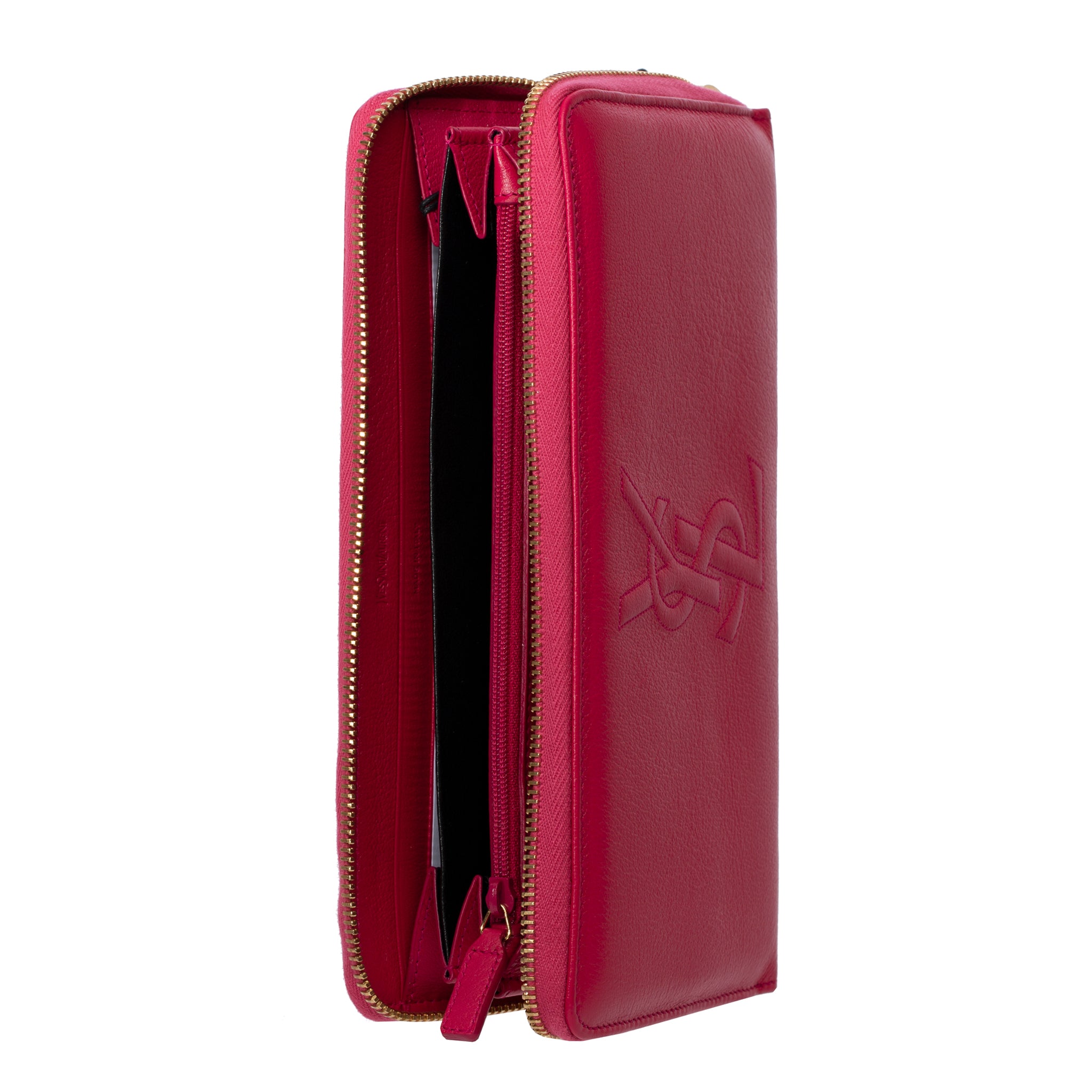 Yves Saint Laurent Pink Leather Wallet