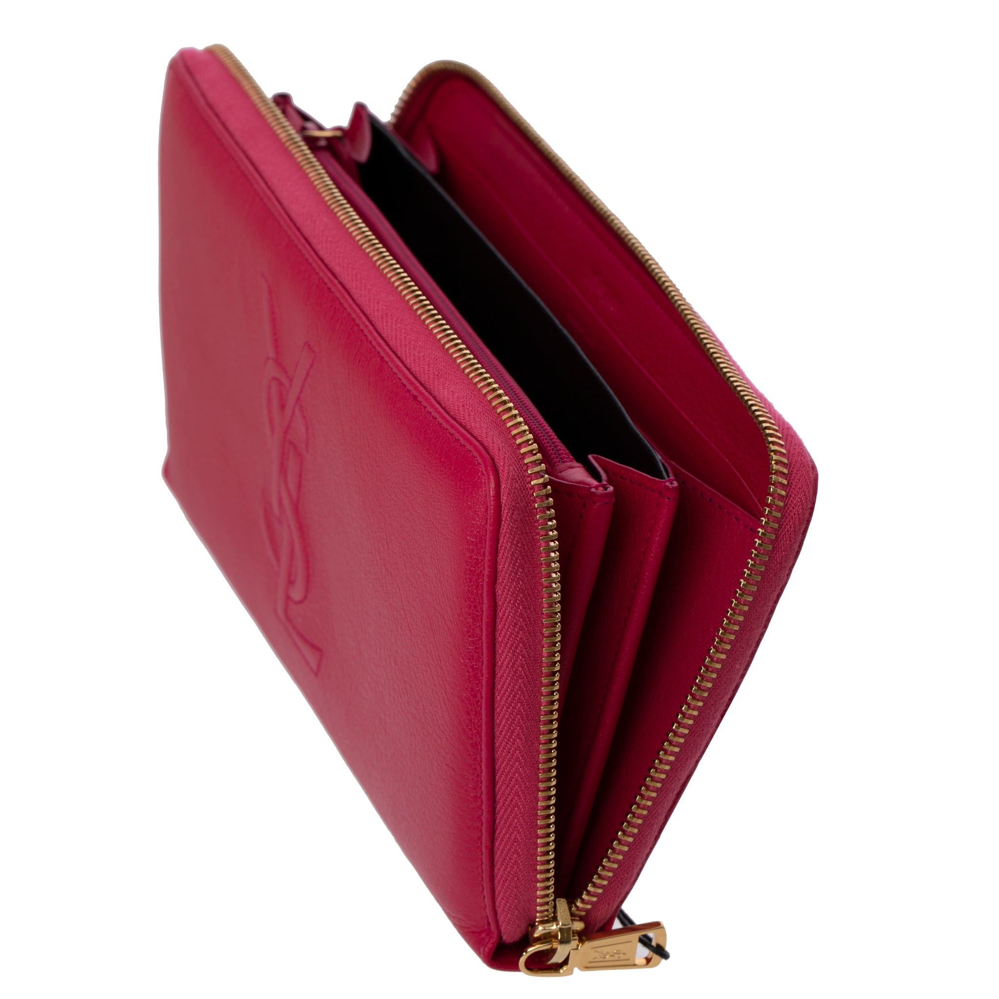 Yves Saint Laurent Pink Leather Wallet