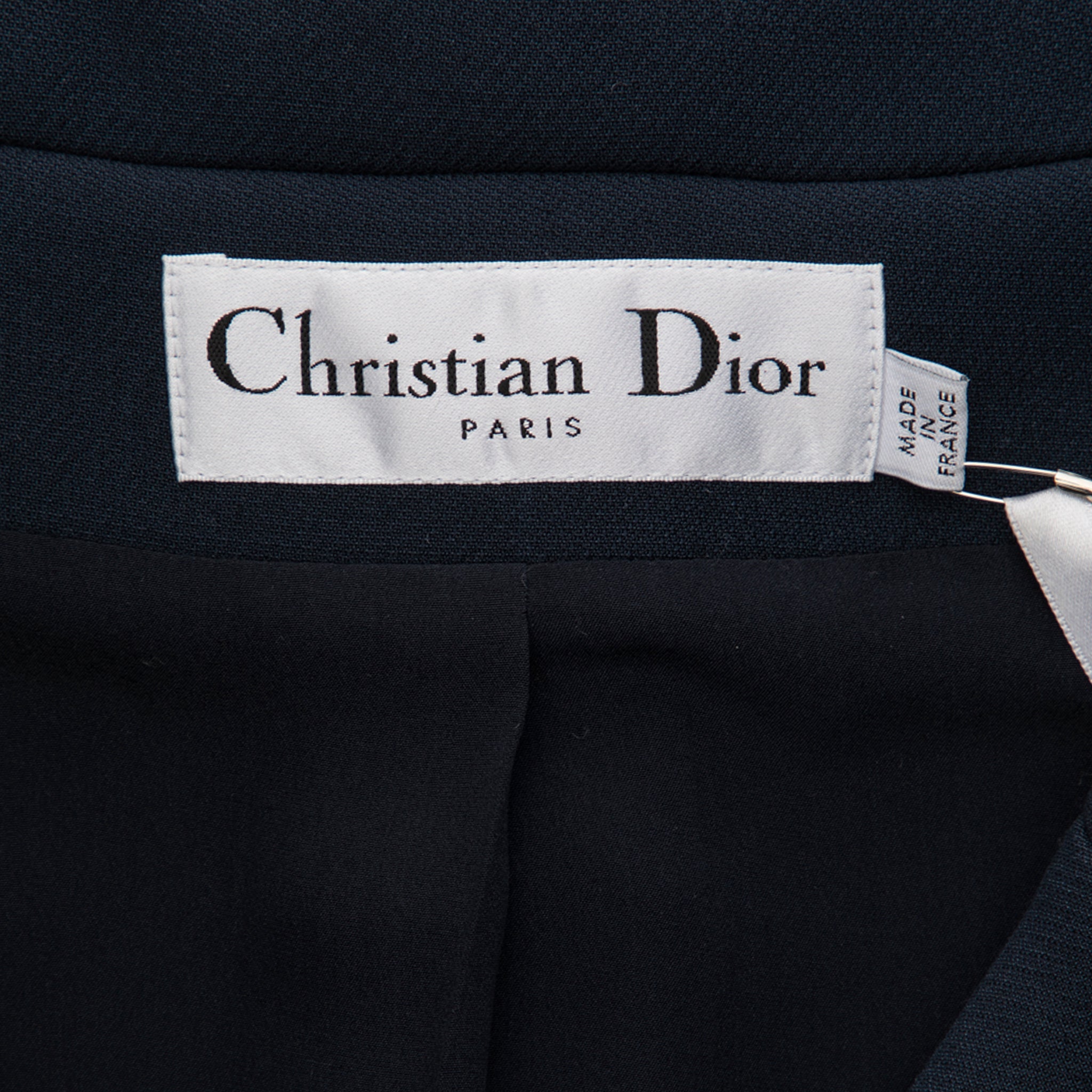 Christian Dior Womens Vest Navy 38 Fr