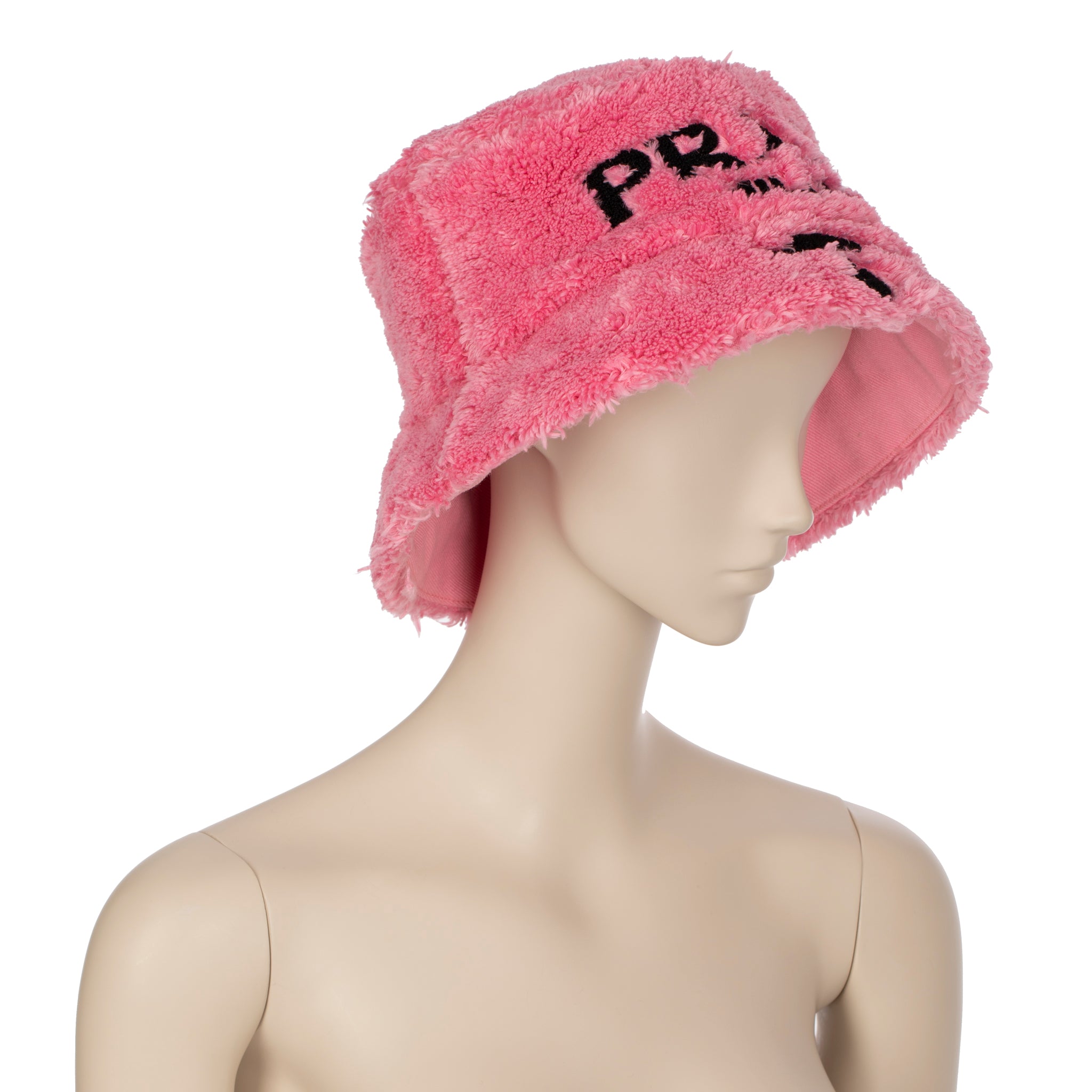 Prada Pink Terrycloth Bucket Hat