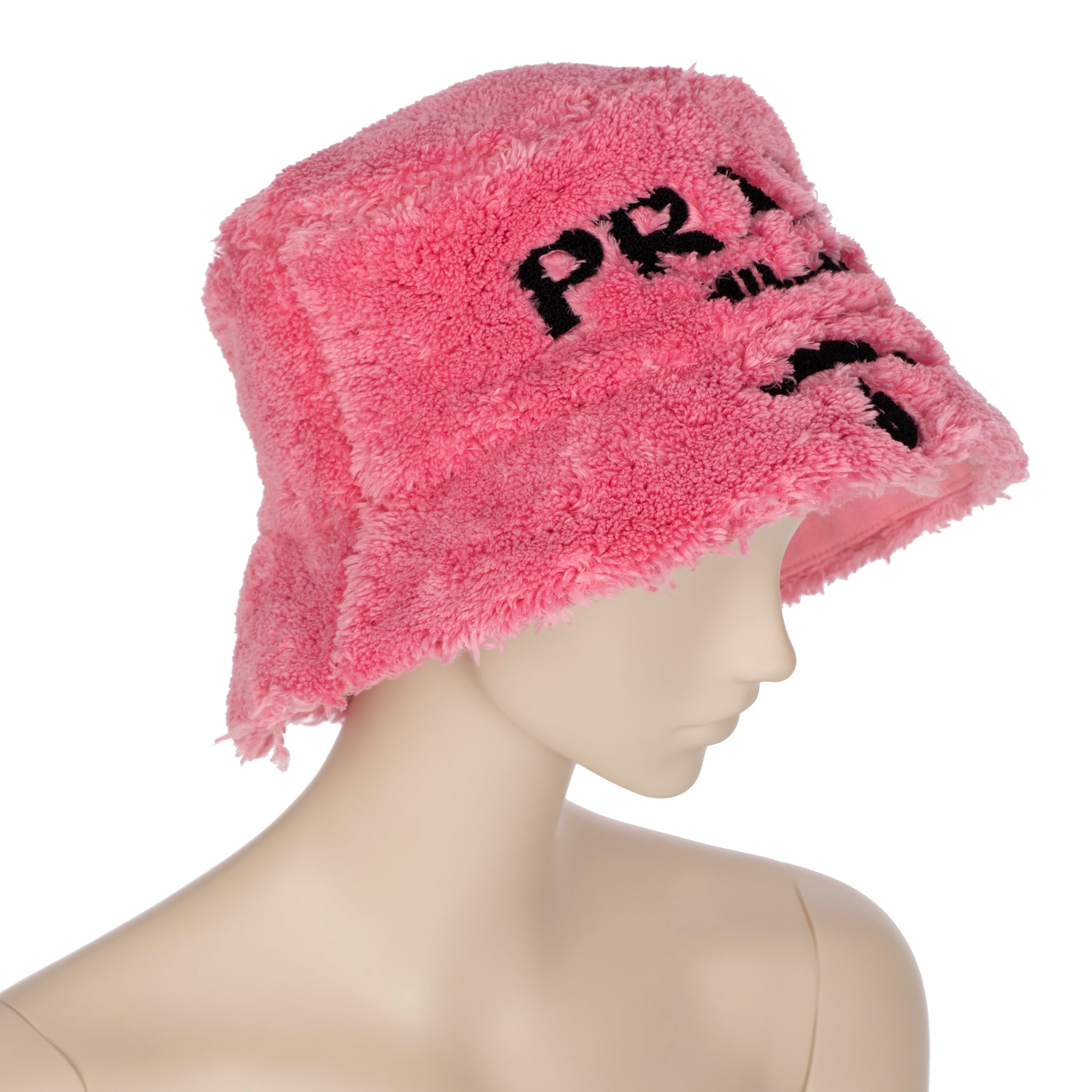 Prada Pink Terrycloth Bucket Hat