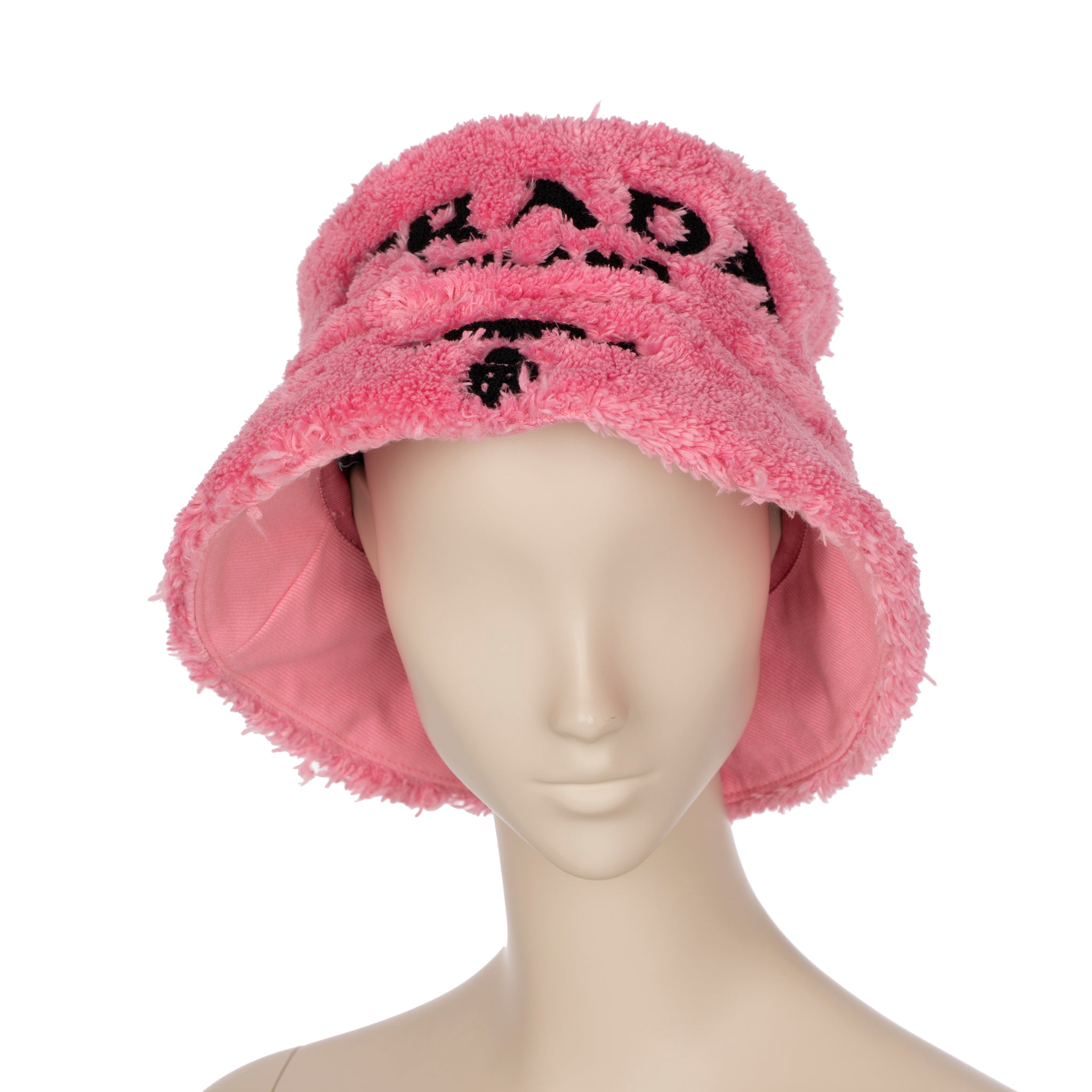 Prada Pink Terrycloth Bucket Hat