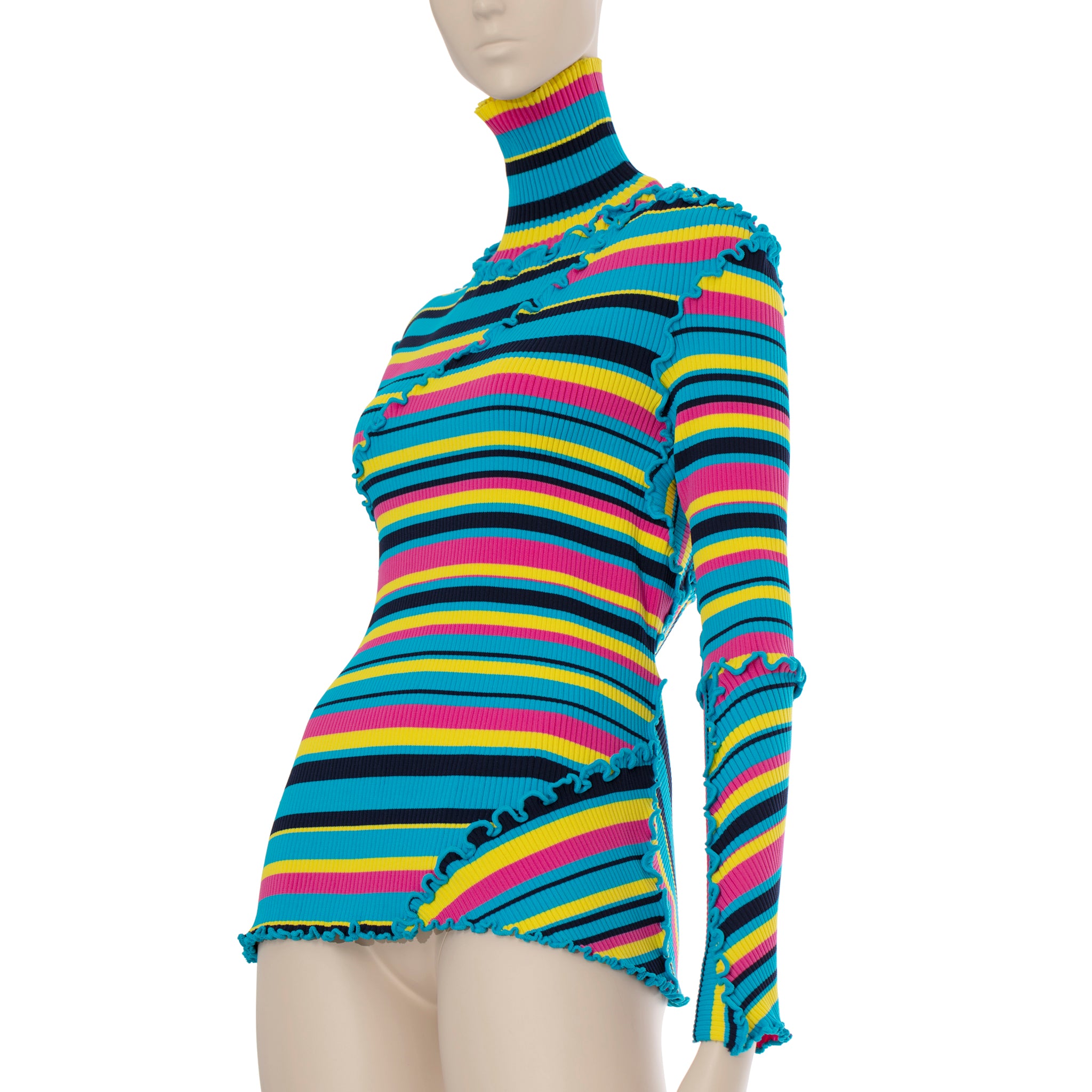 Balenciaga Multicolour Turtle Neck Sweater