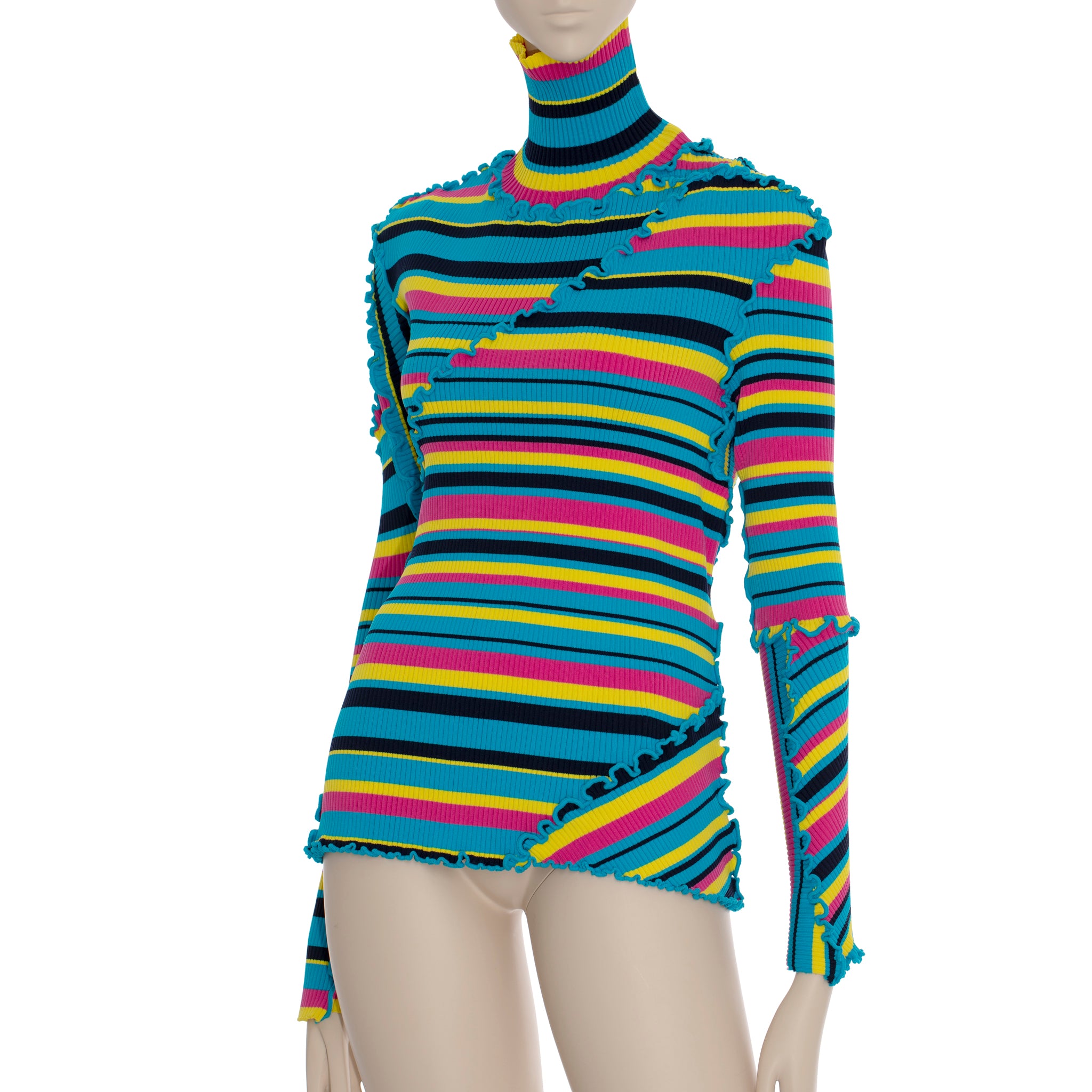 Balenciaga Multicolour Turtle Neck Sweater