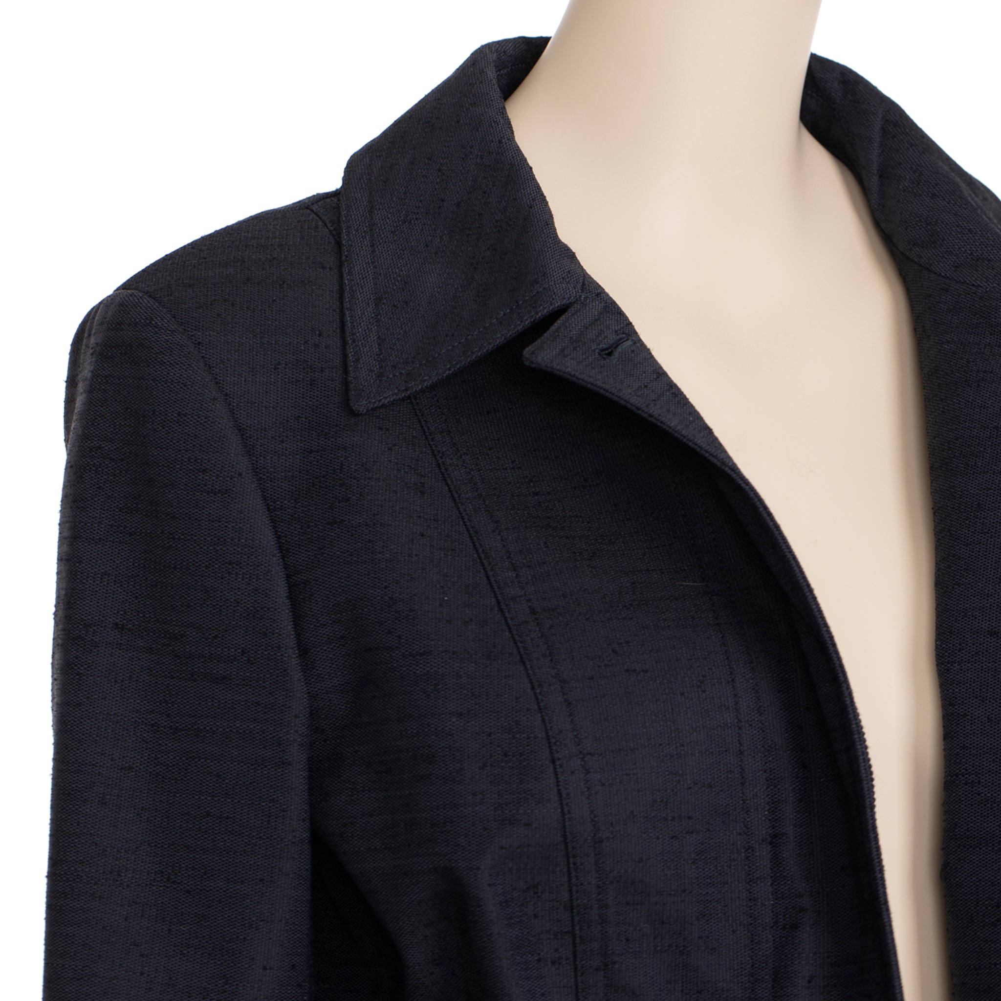 Christian Dior Womens Navy Denim Bar Jacket 36 FR