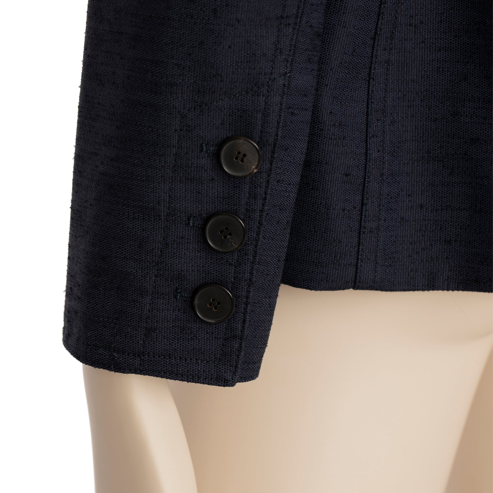 Christian Dior Womens Navy Denim Bar Jacket 36 FR