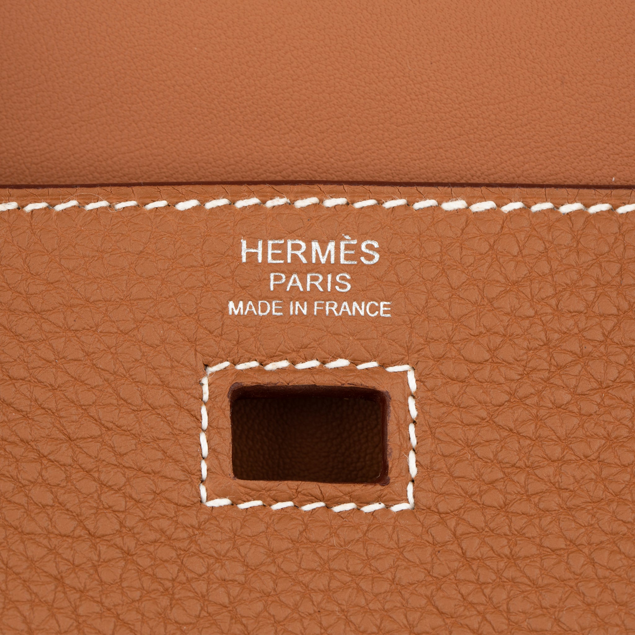 Hermes Birkin Desordre 30cm Gold Togo and Swift Leather Palladium Hardware