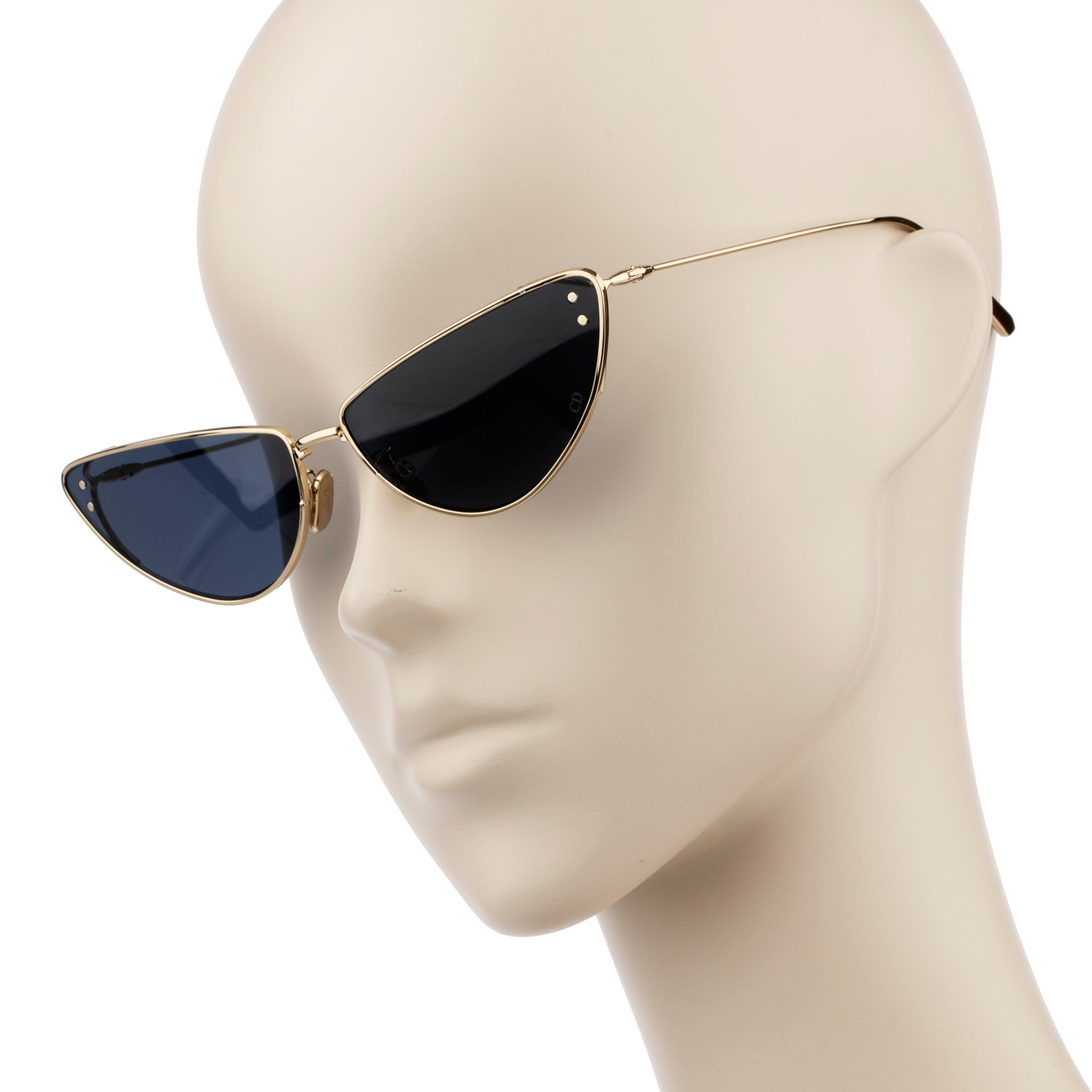 Christian Dior Butterfly Frame Sunglasses | Gold