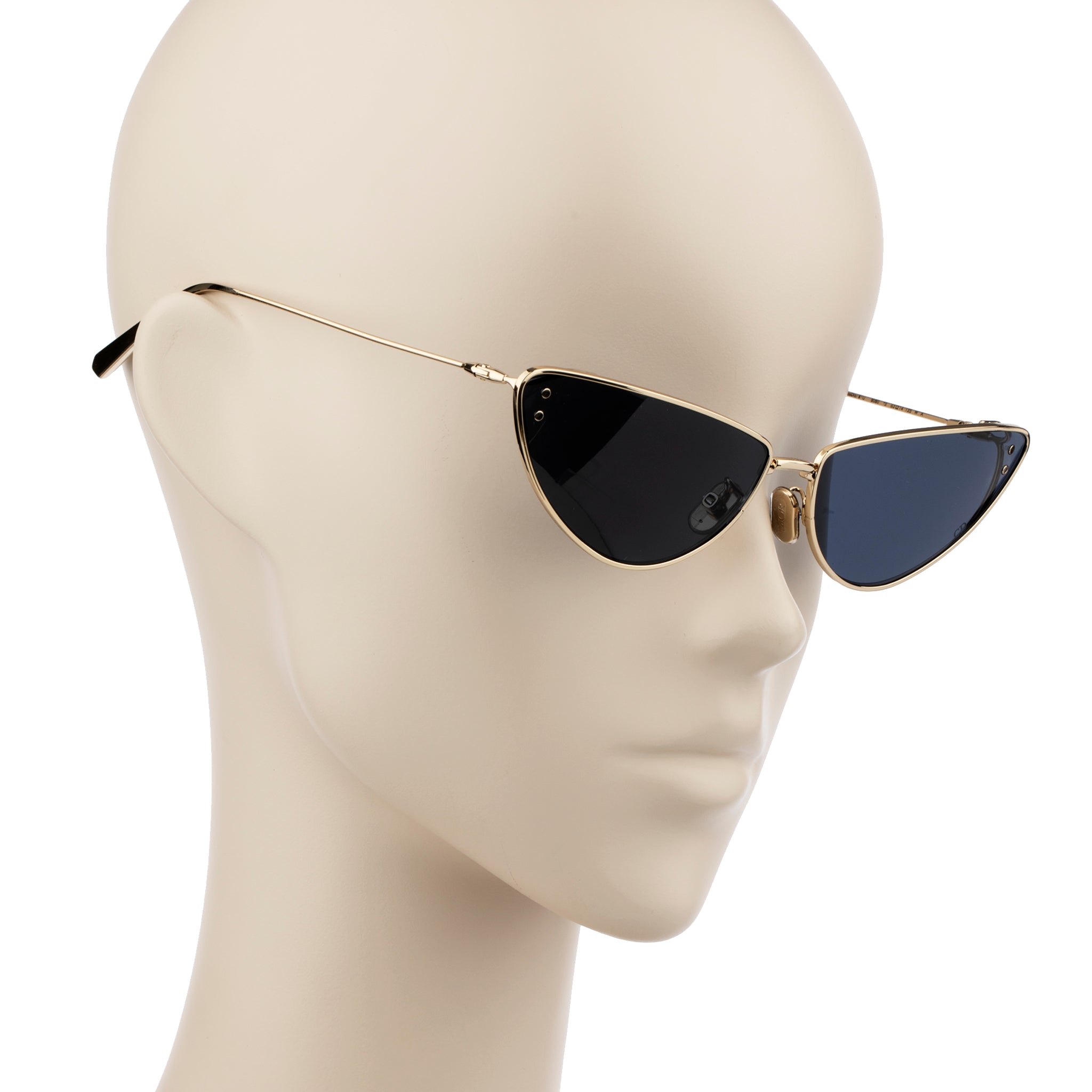 Christian Dior Butterfly Frame Sunglasses | Gold