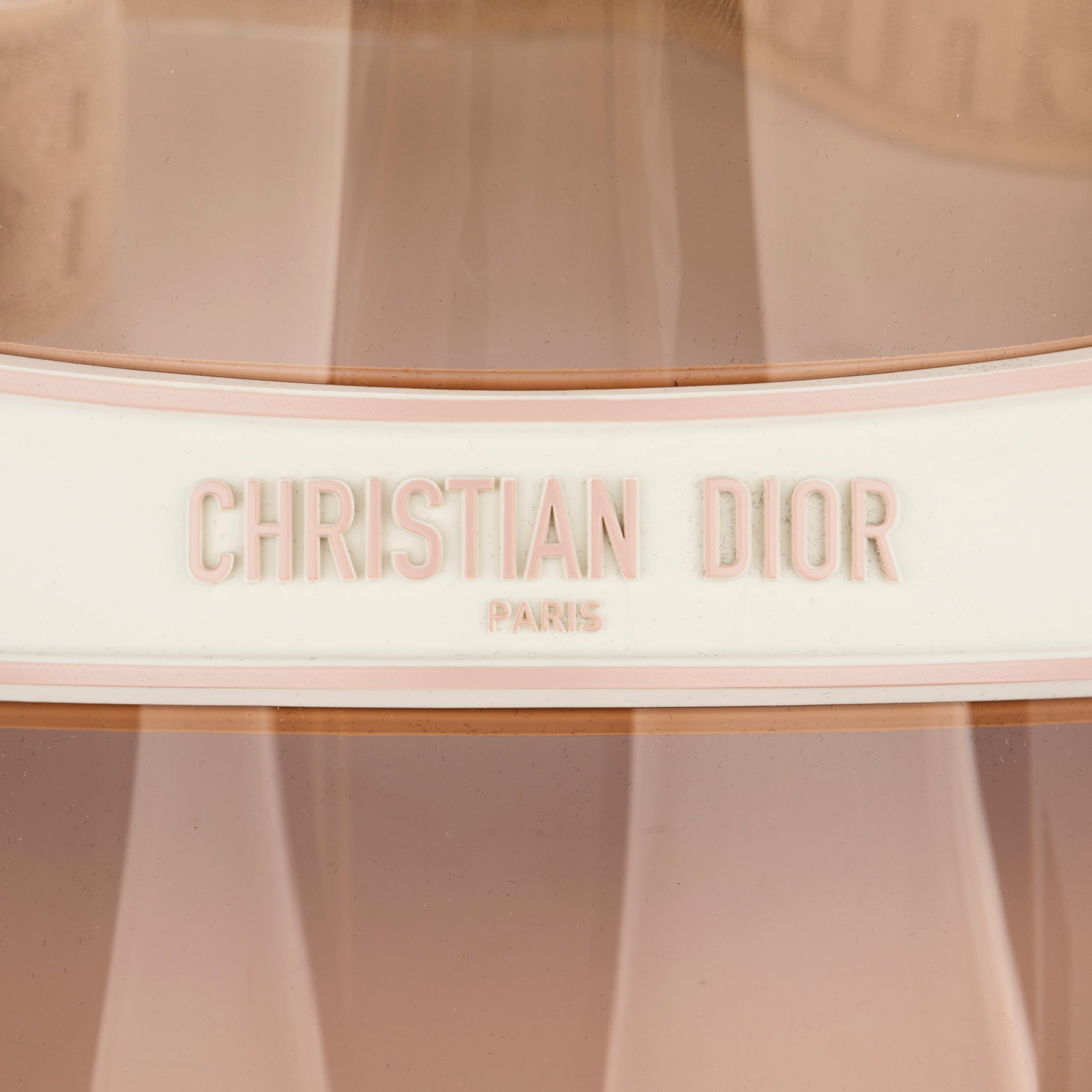 Christian Dior Ecru Club V1U Tinted Sun Visor