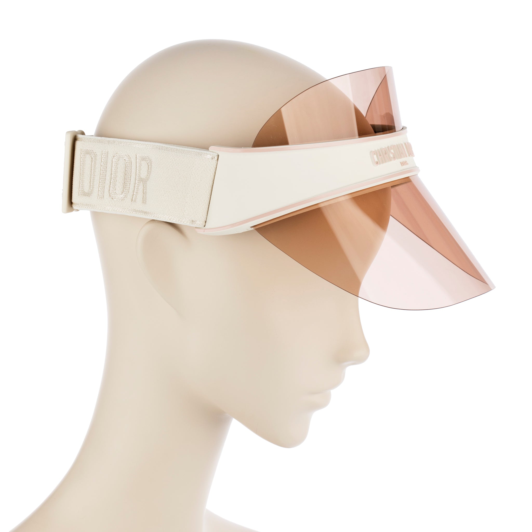 Christian Dior Ecru Club V1U Tinted Sun Visor