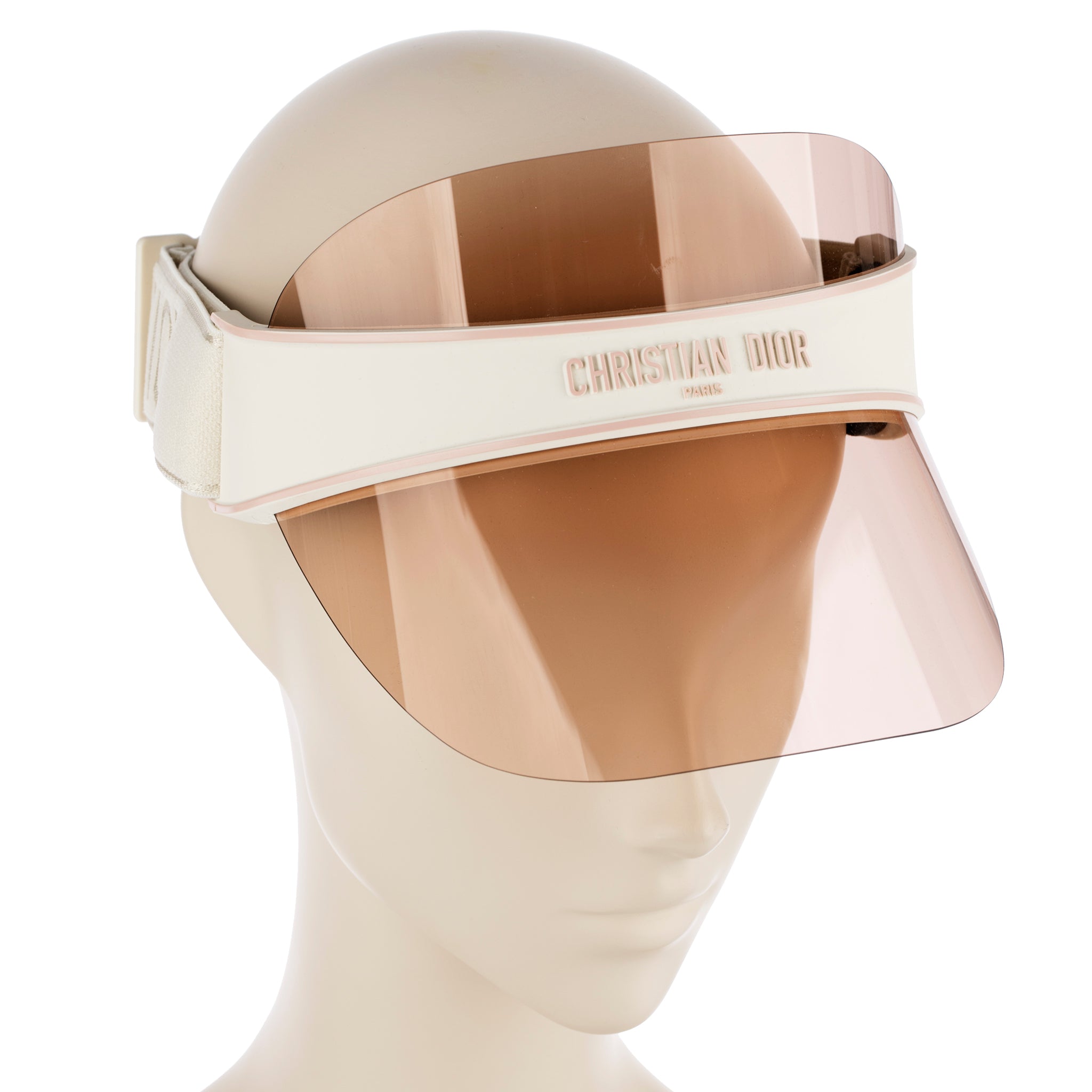 Christian Dior Ecru Club V1U Tinted Sun Visor