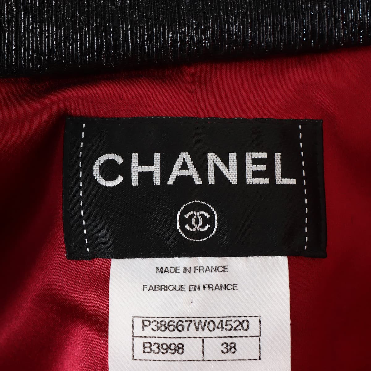 Chanel Black Glitter High-Collar Runway Coat | Size 38 – Look 15, Paris–Shanghai Métiers d’Art 2010 Collection